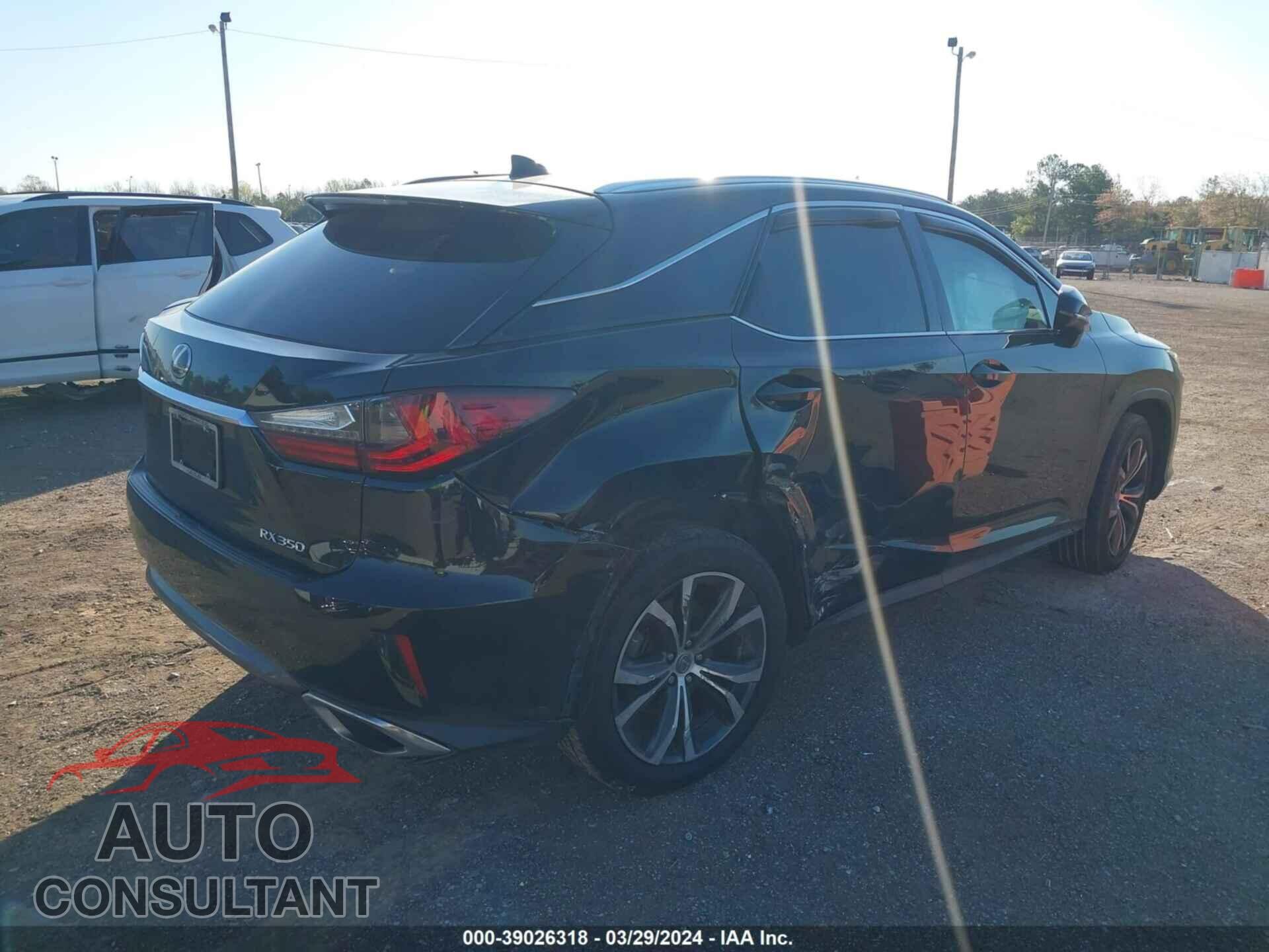 LEXUS RX 350 2017 - 2T2ZZMCA4HC071014