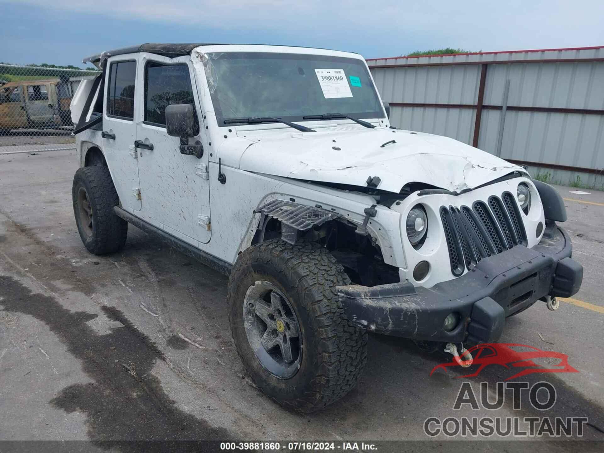 JEEP WRANGLER UNLIMITED 2017 - 1C4BJWFG4HL685787