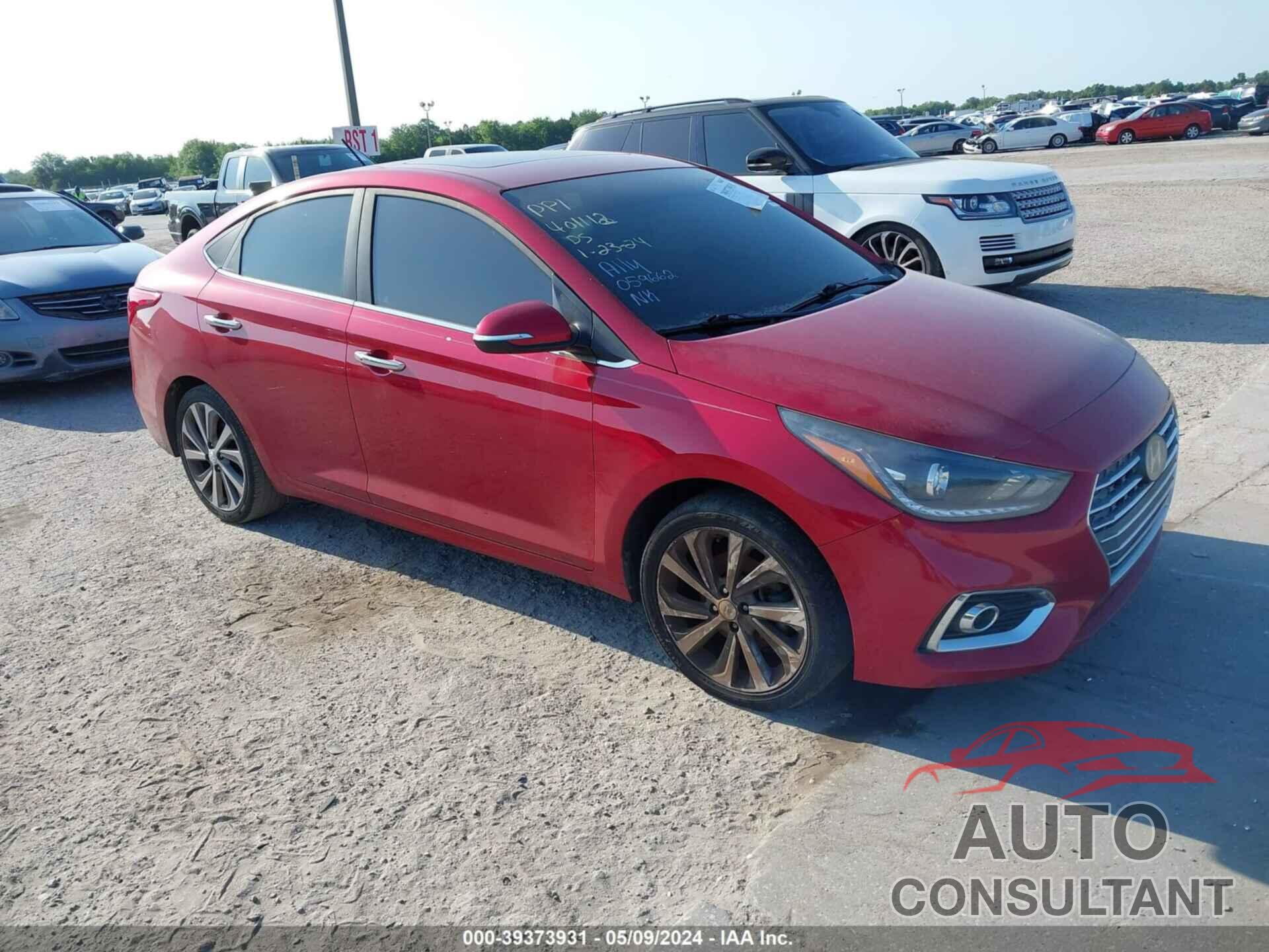 HYUNDAI ACCENT 2019 - 3KPC34A30KE059662