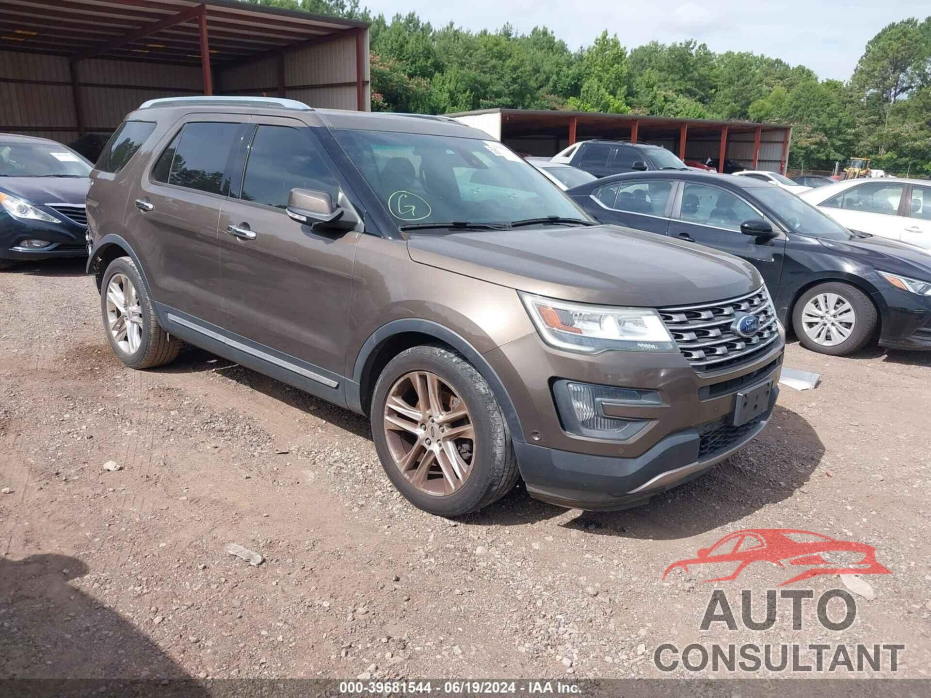 FORD EXPLORER 2016 - 1FM5K7F81GGA68987