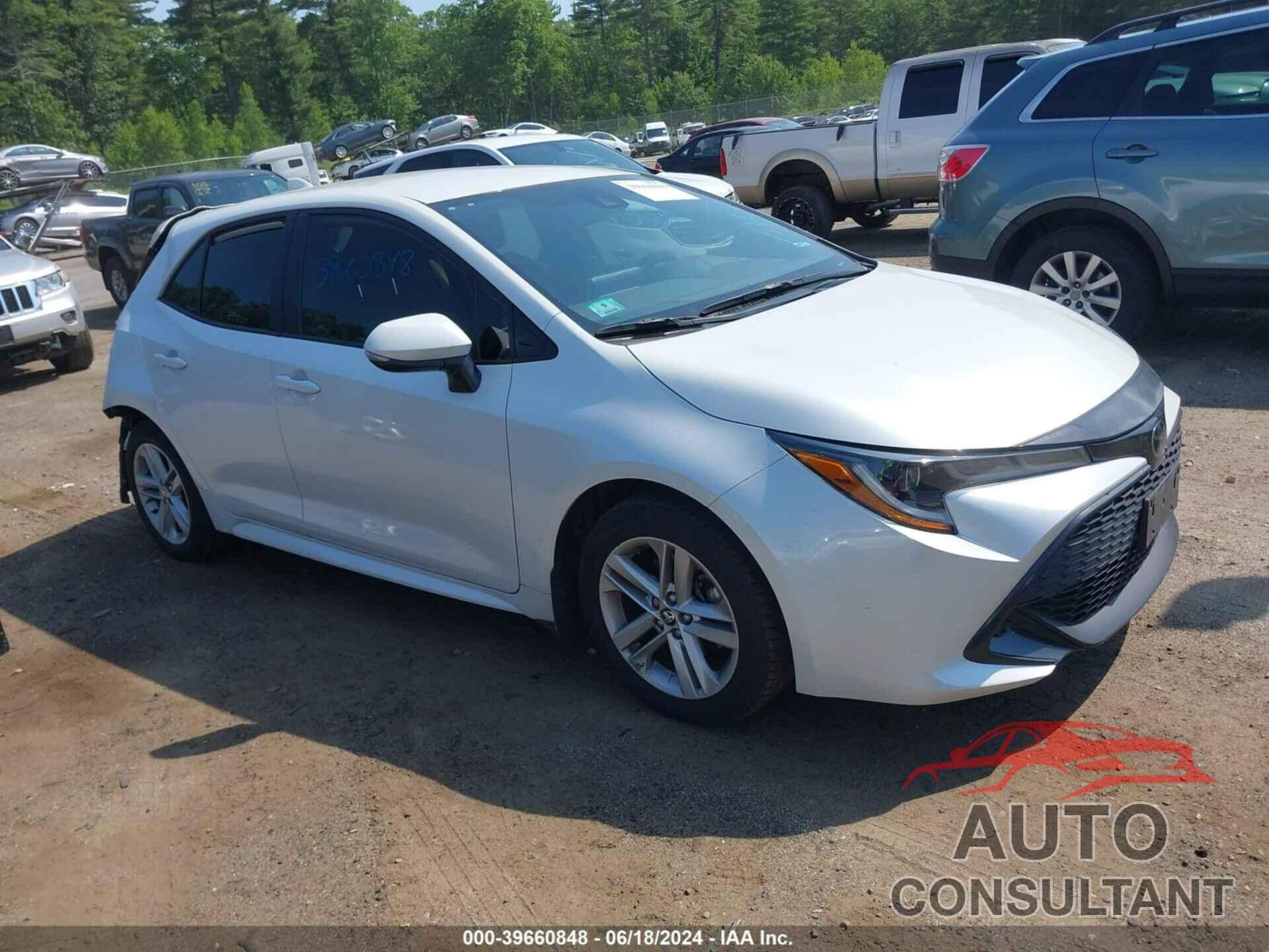 TOYOTA COROLLA 2021 - JTNB4MBE5M3146889