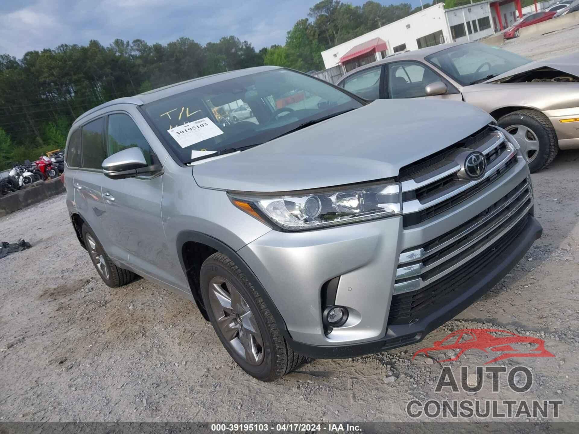 TOYOTA HIGHLANDER 2019 - 5TDDZRFH6KS965633