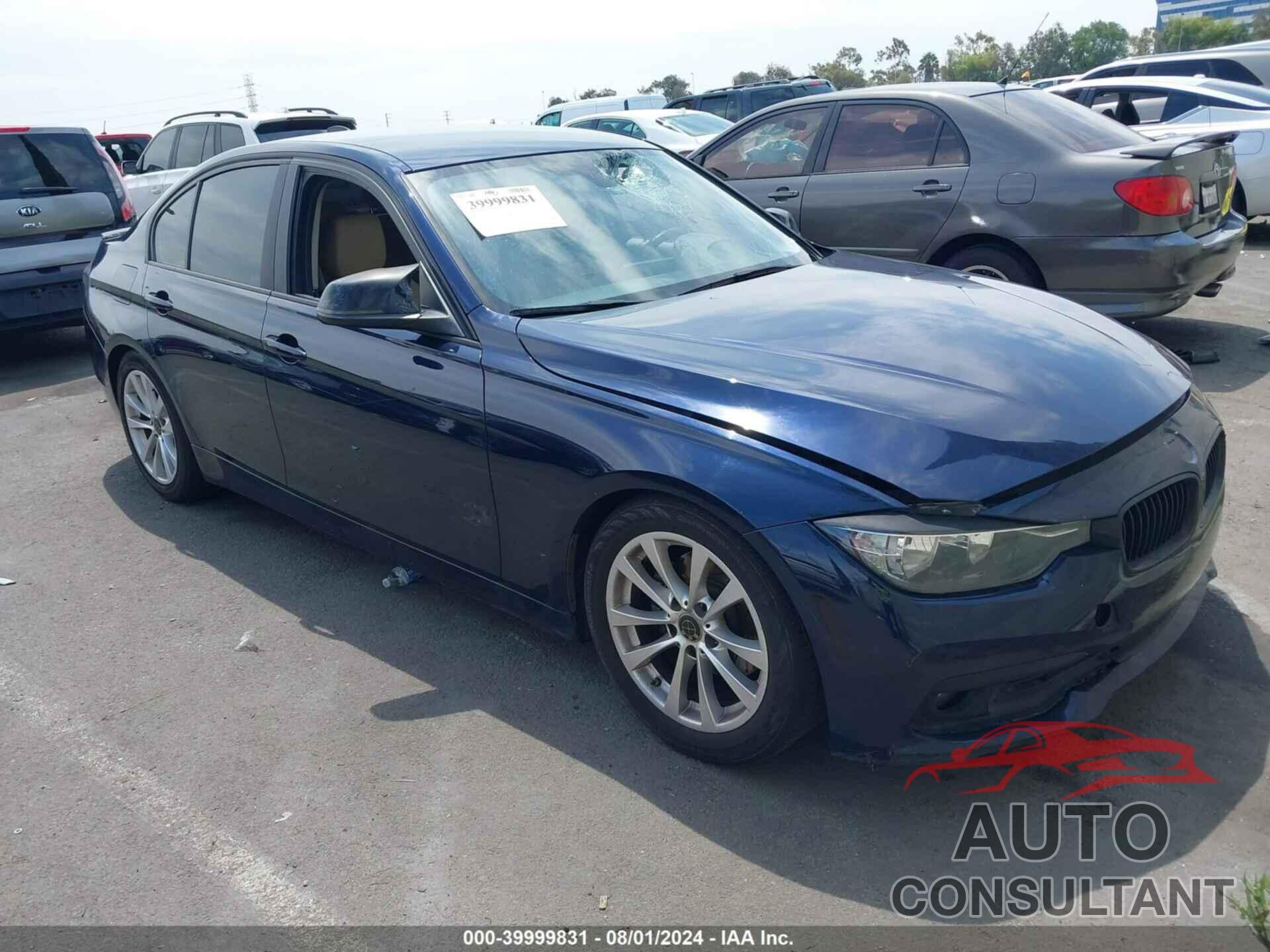 BMW 320I 2017 - WBA8E1G3XHNU18104