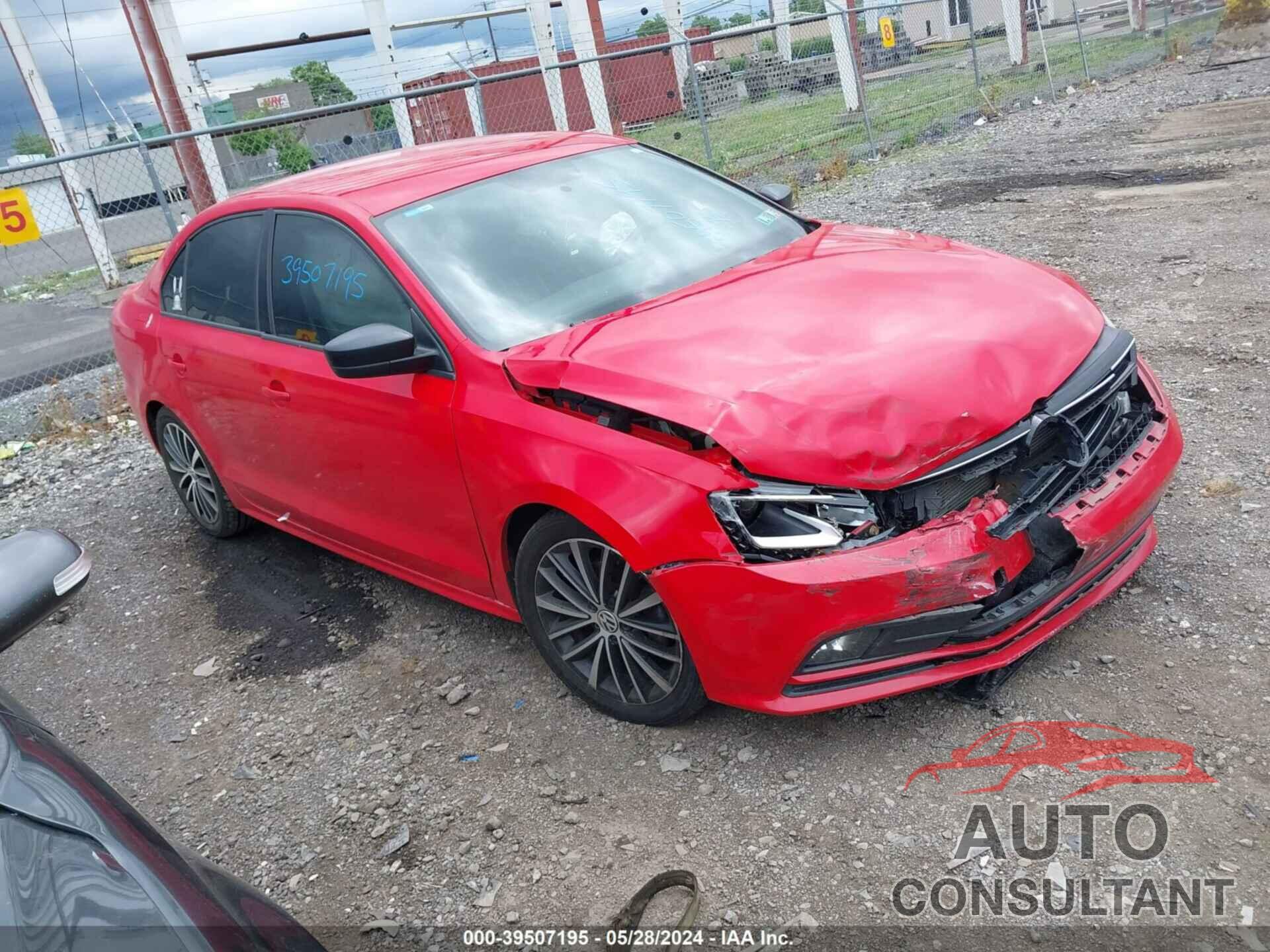 VOLKSWAGEN JETTA 2016 - 3VWB17AJXGM272372