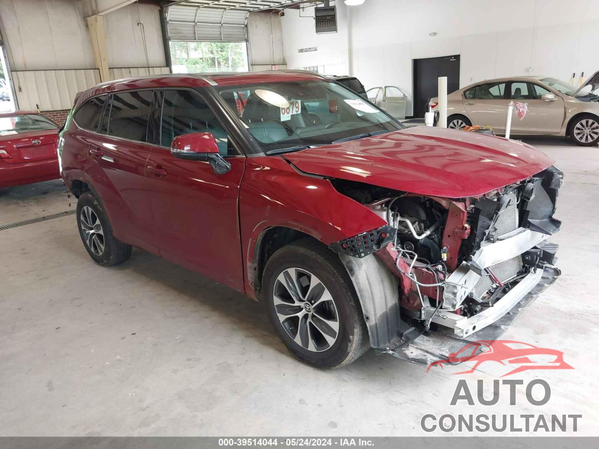 TOYOTA HIGHLANDER 2021 - 5TDGZRAHXMS525552