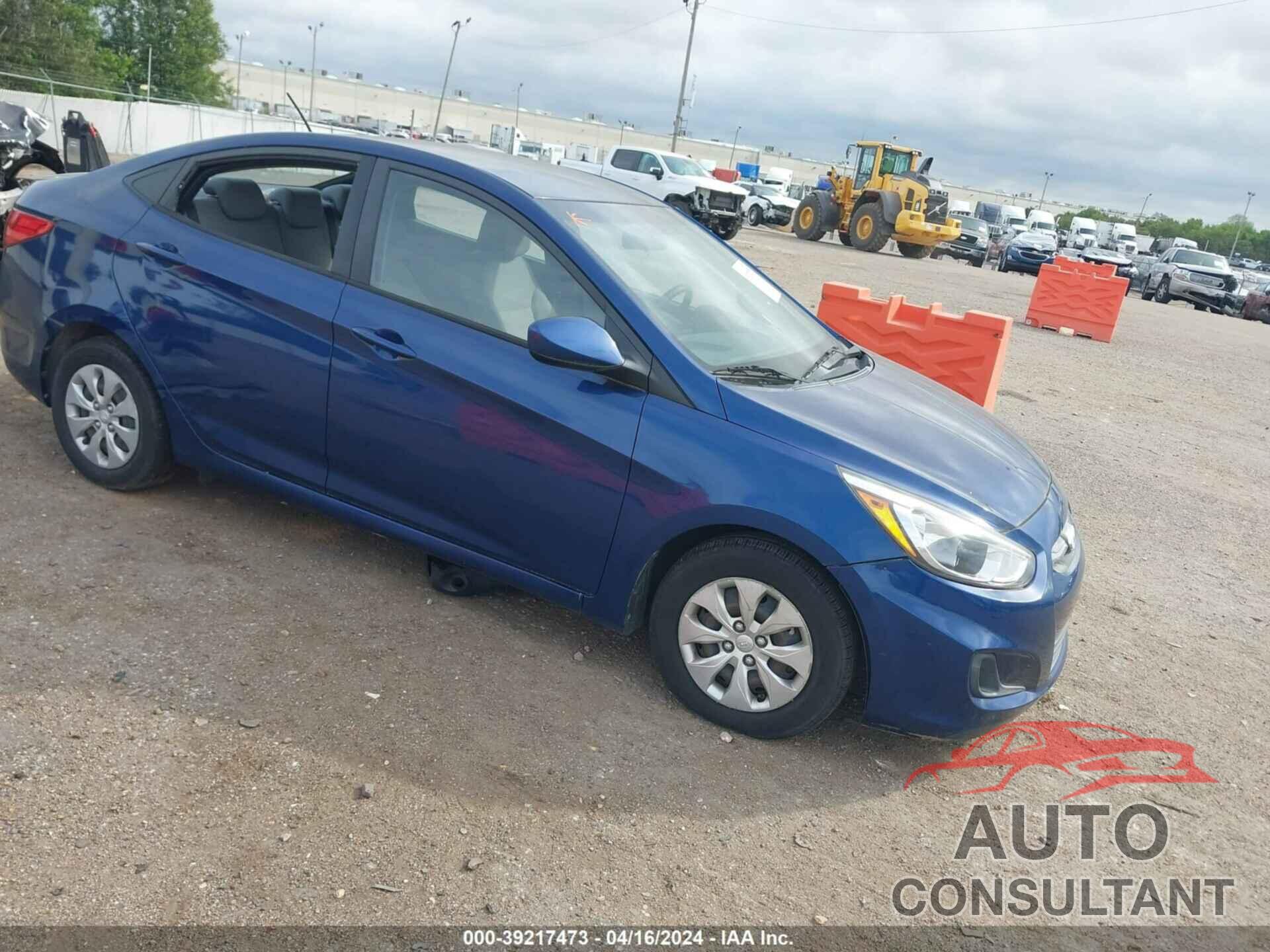 HYUNDAI ACCENT 2016 - KMHCT4AE4GU075689