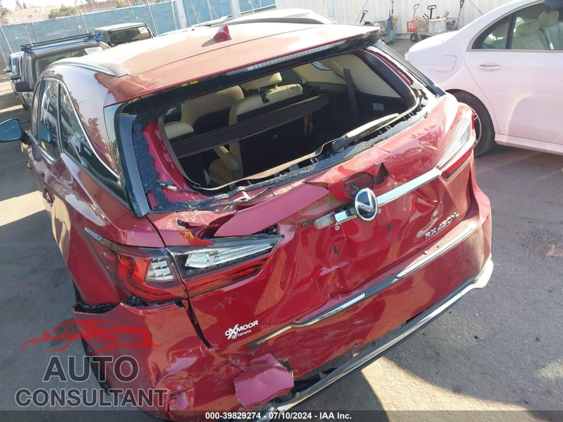 LEXUS RX 450HL 2018 - JTJDGKCA5J2003170