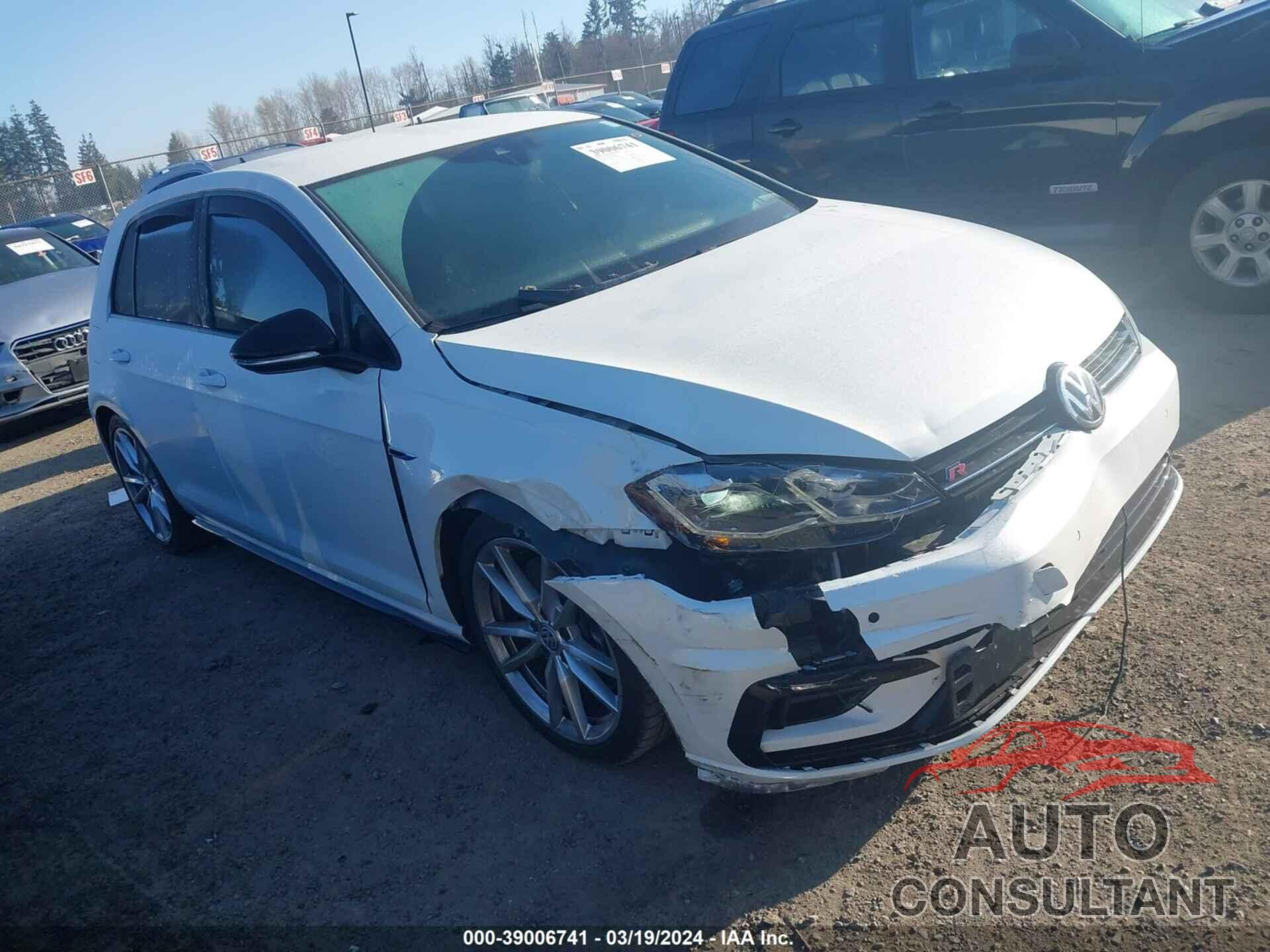 VOLKSWAGEN GOLF R 2019 - WVWVA7AU6KW229991