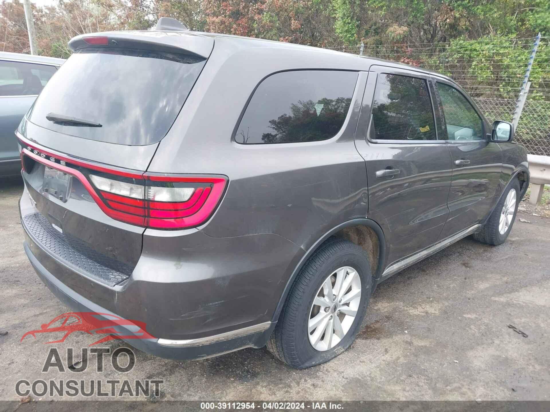 DODGE DURANGO 2019 - 1C4RDHAG9KC550109