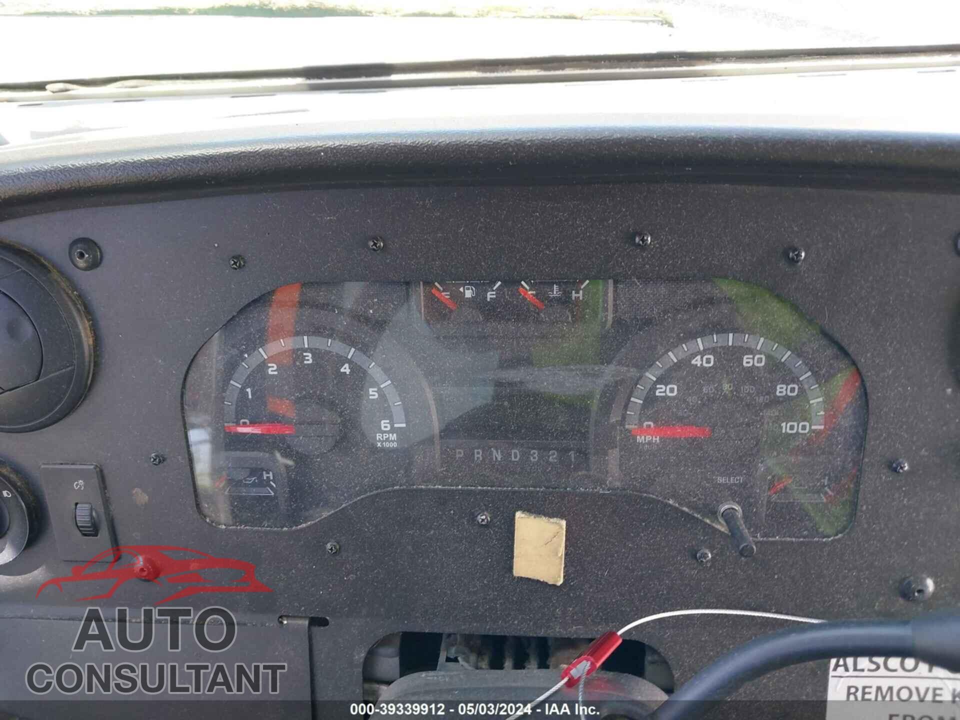 FORD E-450 STRIPPED 2016 - 1FC3E4KL9GDC39451