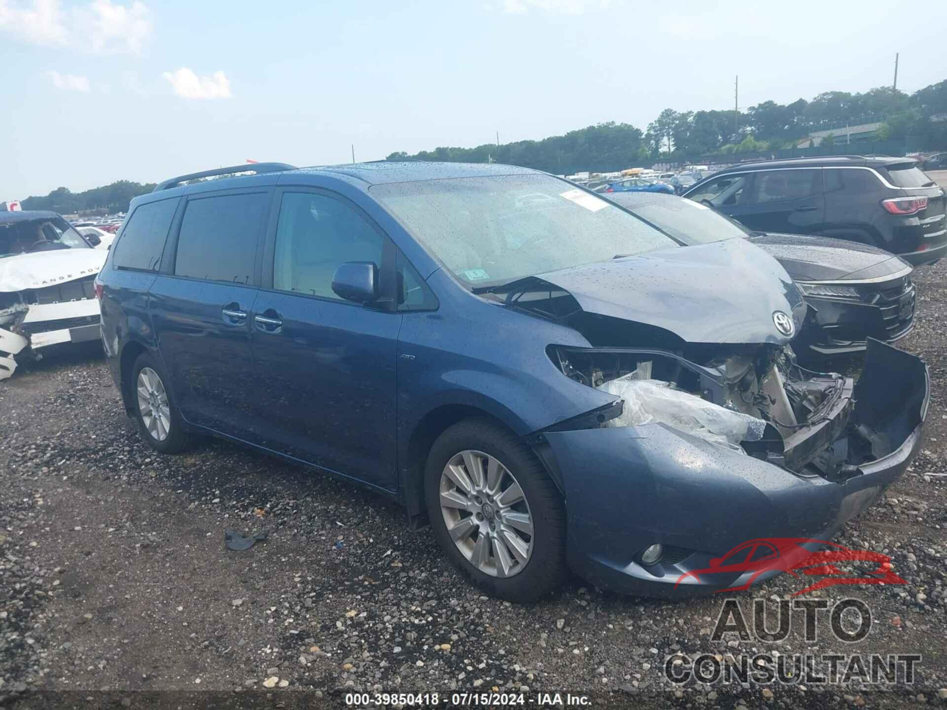 TOYOTA SIENNA 2016 - 5TDDK3DC1GS129938