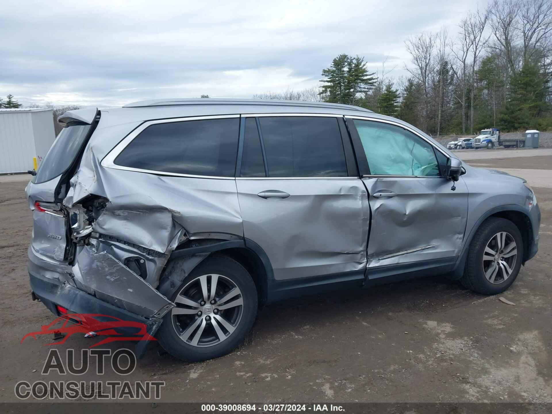 HONDA PILOT 2016 - 5FNYF6H57GB016017