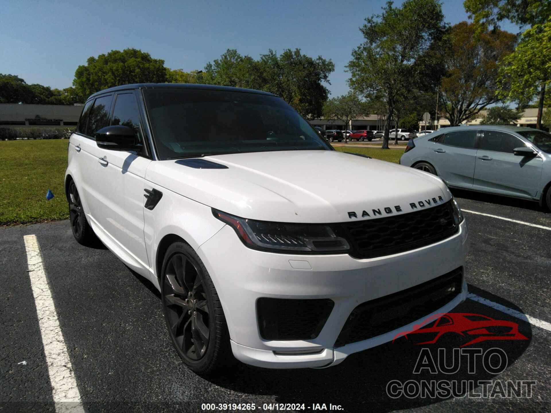 LAND ROVER RANGE ROVER SPORT 2022 - SALWS2RU2NA797514