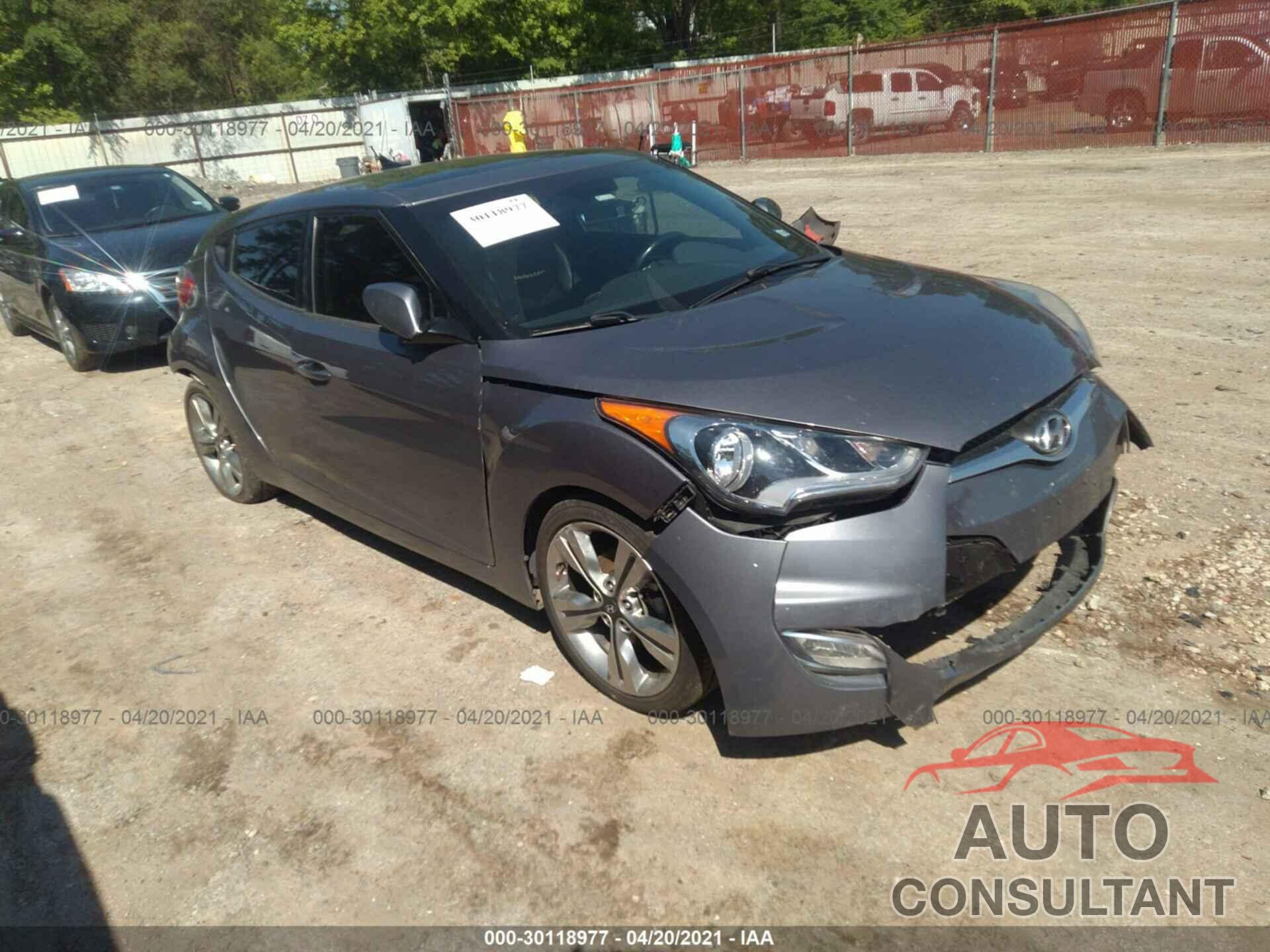 HYUNDAI VELOSTER 2016 - KMHTC6AD3GU260447