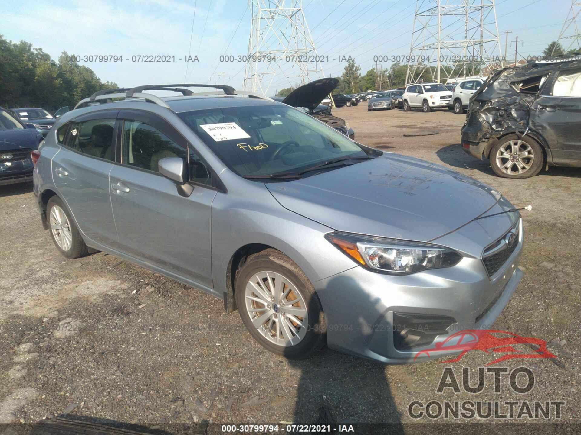 SUBARU IMPREZA 2017 - 4S3GTAB67H3711511