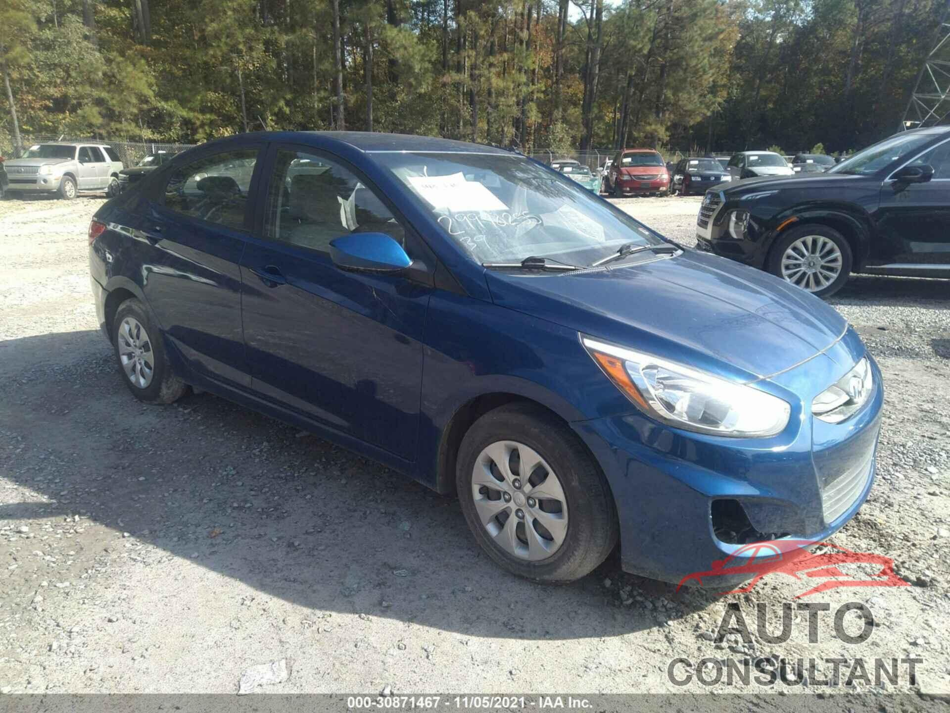 HYUNDAI ACCENT 2016 - KMHCT4AE6GU074740