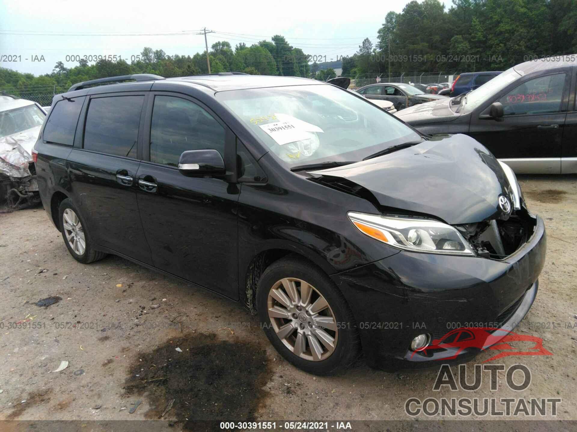 TOYOTA SIENNA 2017 - 5TDYZ3DC8HS848277