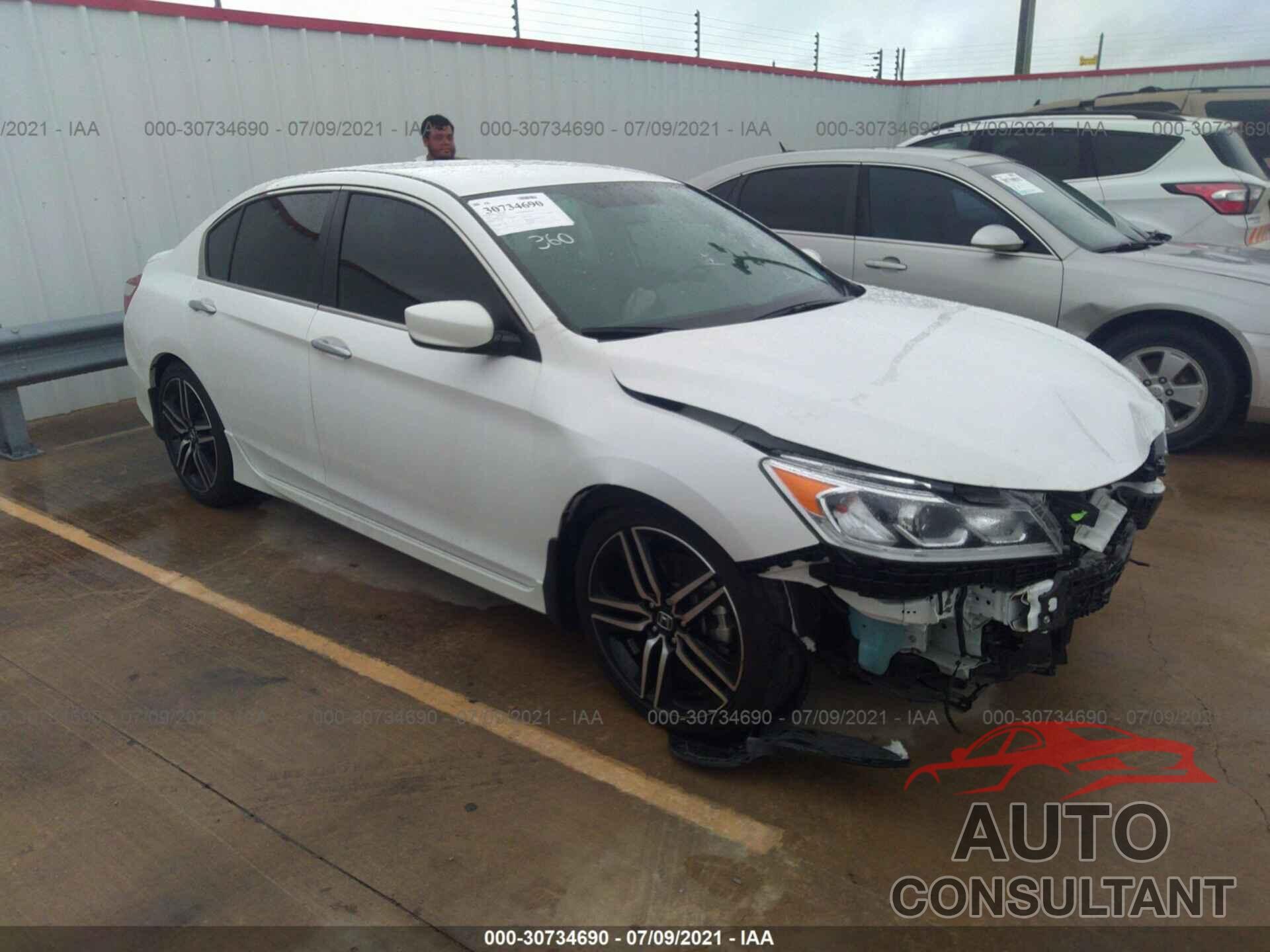 HONDA ACCORD SEDAN 2016 - 1HGCR2F57GA047727