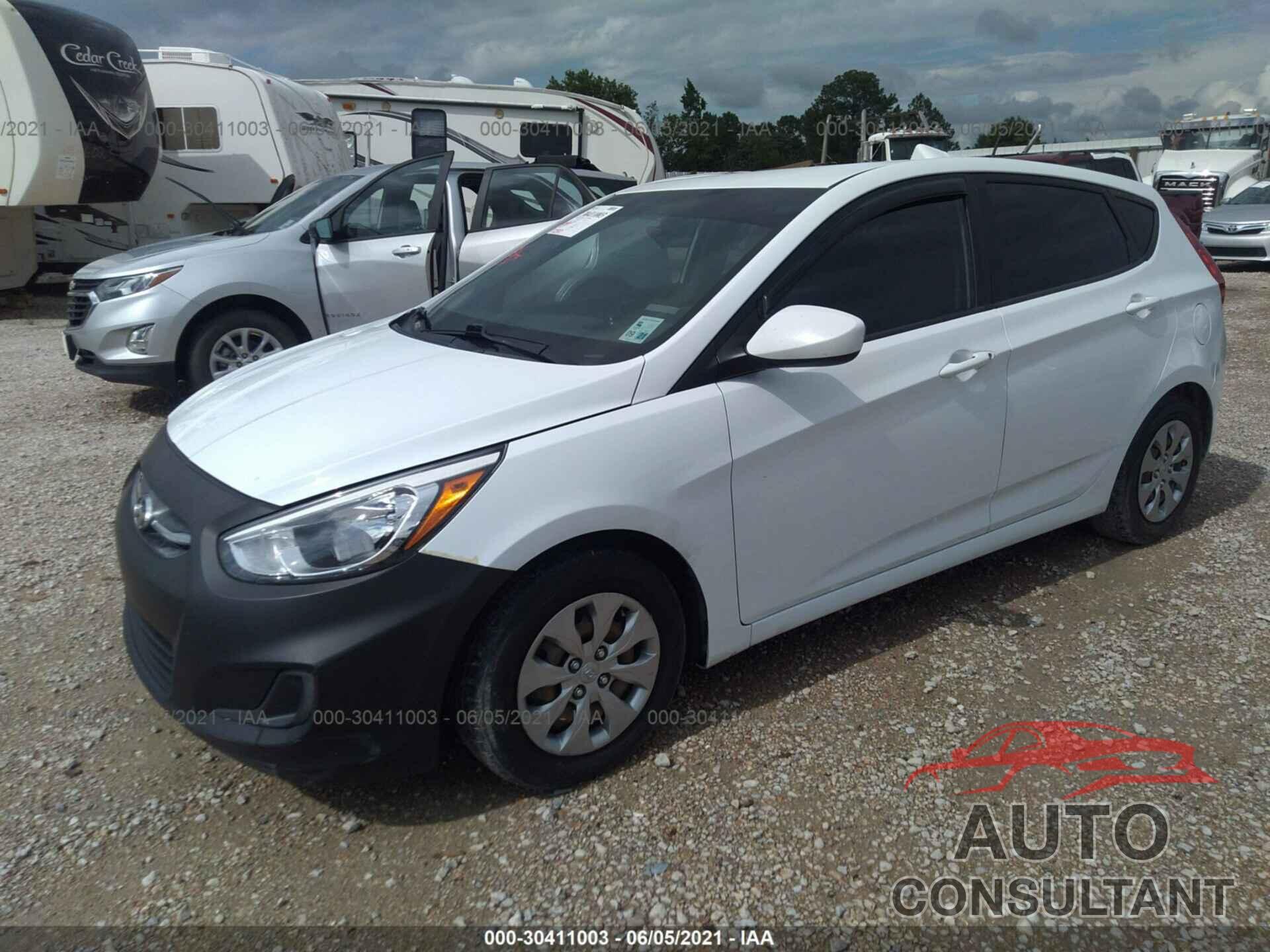 HYUNDAI ACCENT 2017 - KMHCT5AE4HU312270