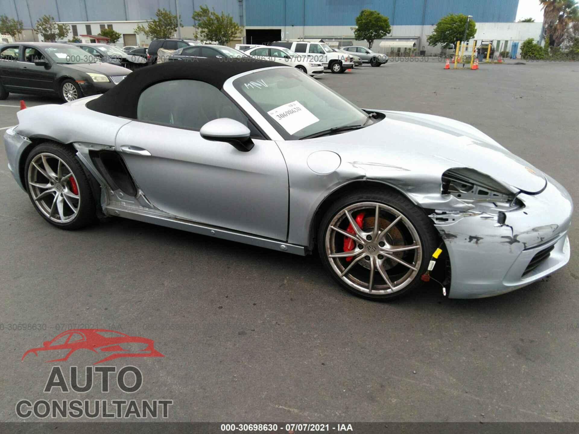 PORSCHE 718 BOXSTER 2017 - WP0CB2A87HS240962