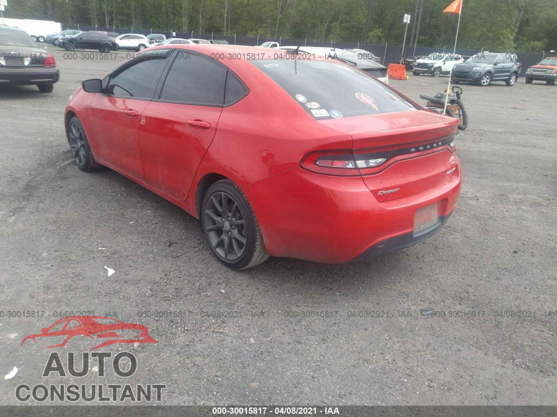 DODGE DART 2016 - 1C3CDFFA5GD791346