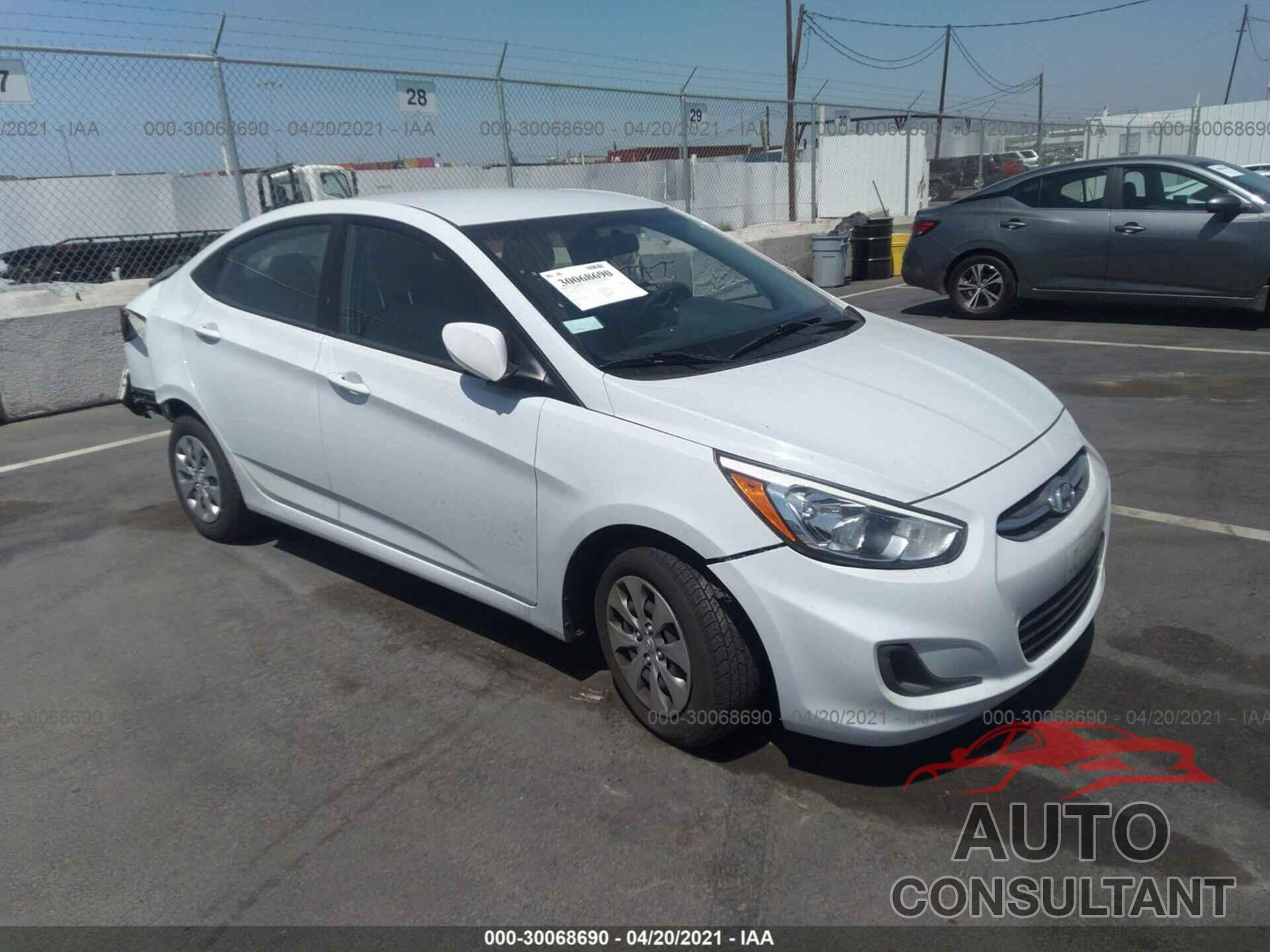 HYUNDAI ACCENT 2017 - KMHCT4AE4HU377890
