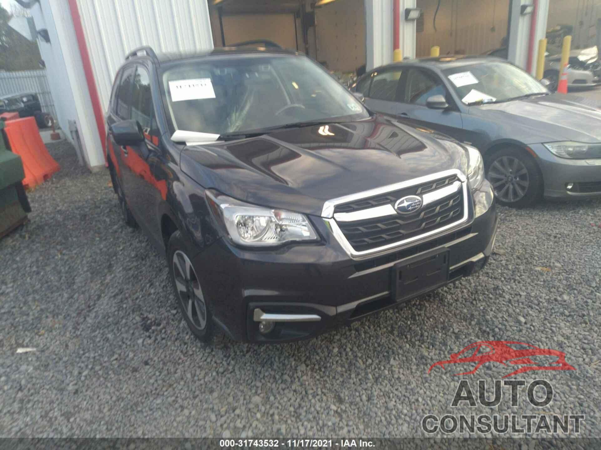 SUBARU FORESTER 2018 - JF2SJAGC5JH451683