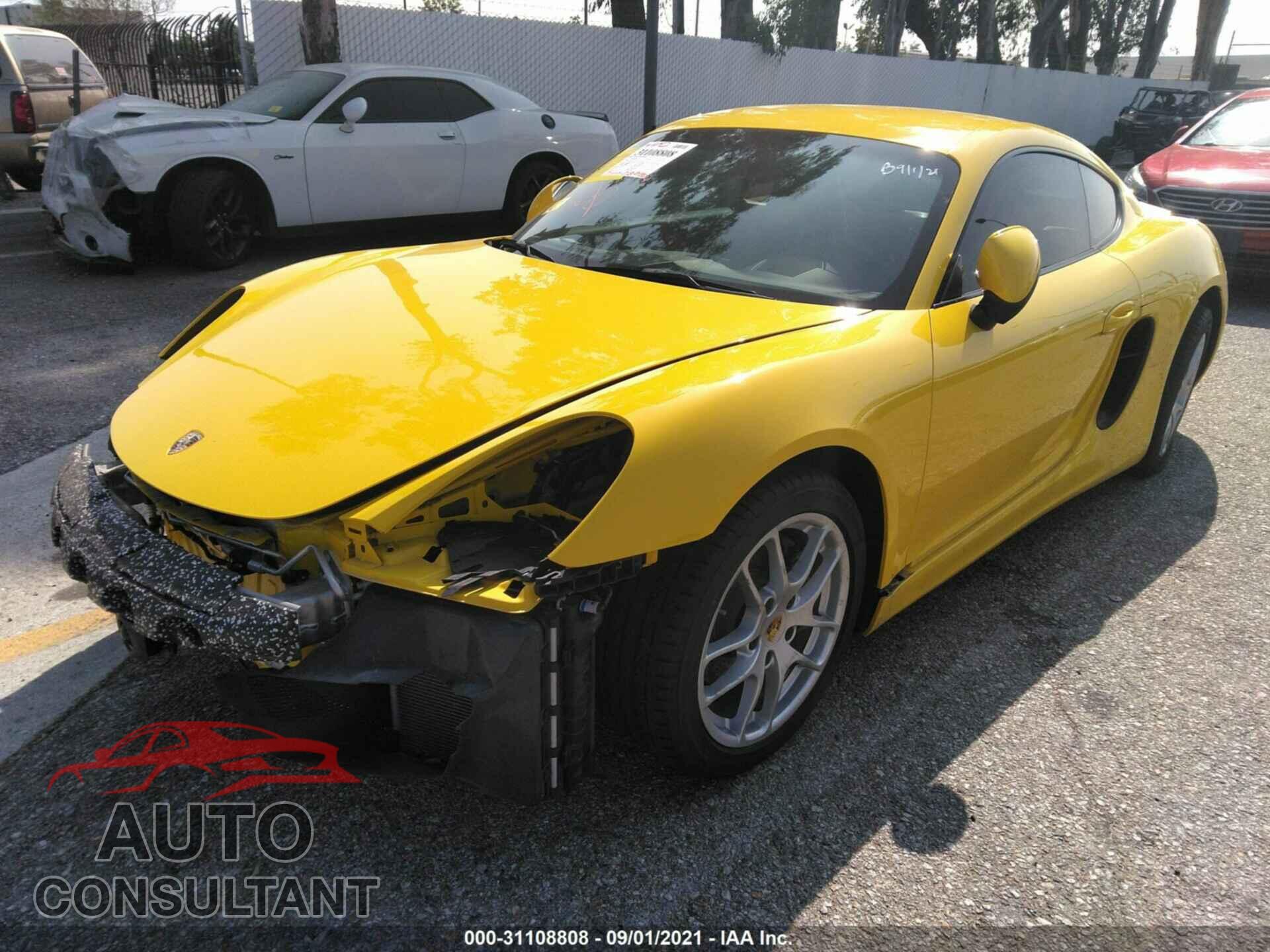 PORSCHE CAYMAN 2016 - WP0AA2A82GK170358
