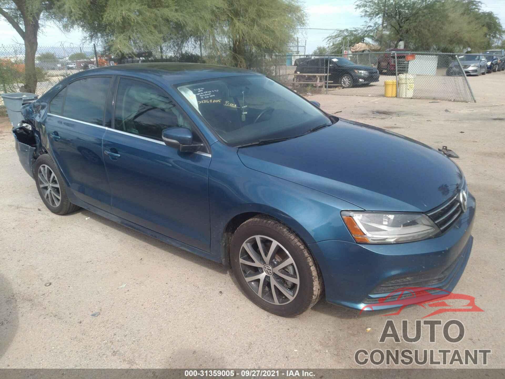 VOLKSWAGEN JETTA 2017 - 3VWDB7AJ3HM354645