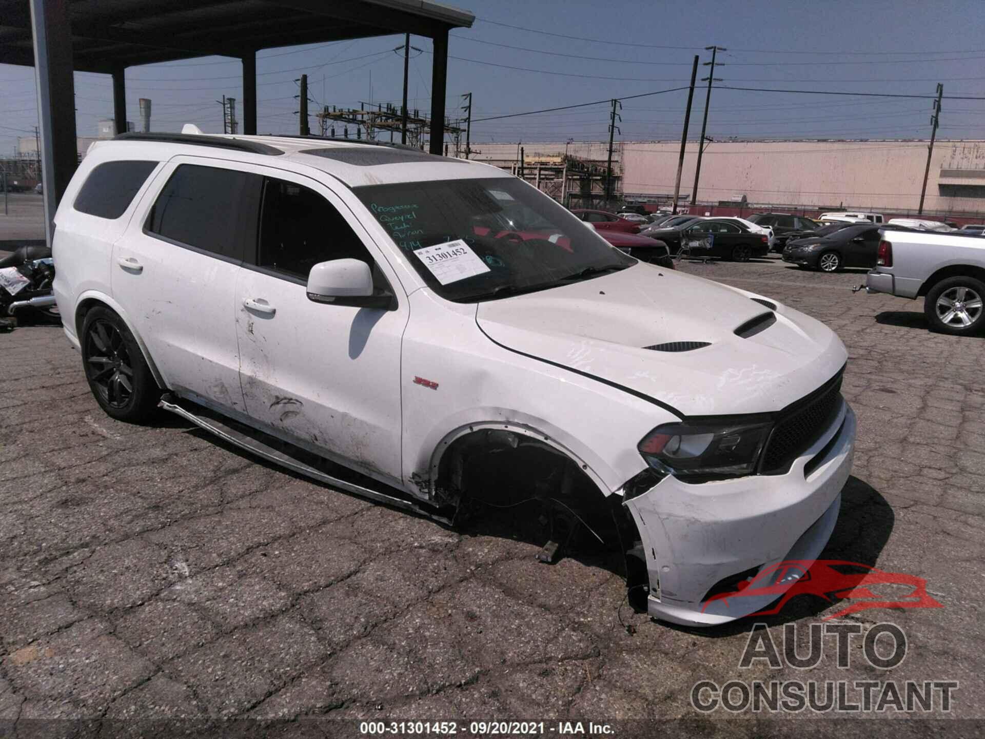 DODGE DURANGO 2018 - 1C4SDJGJ2JC255461