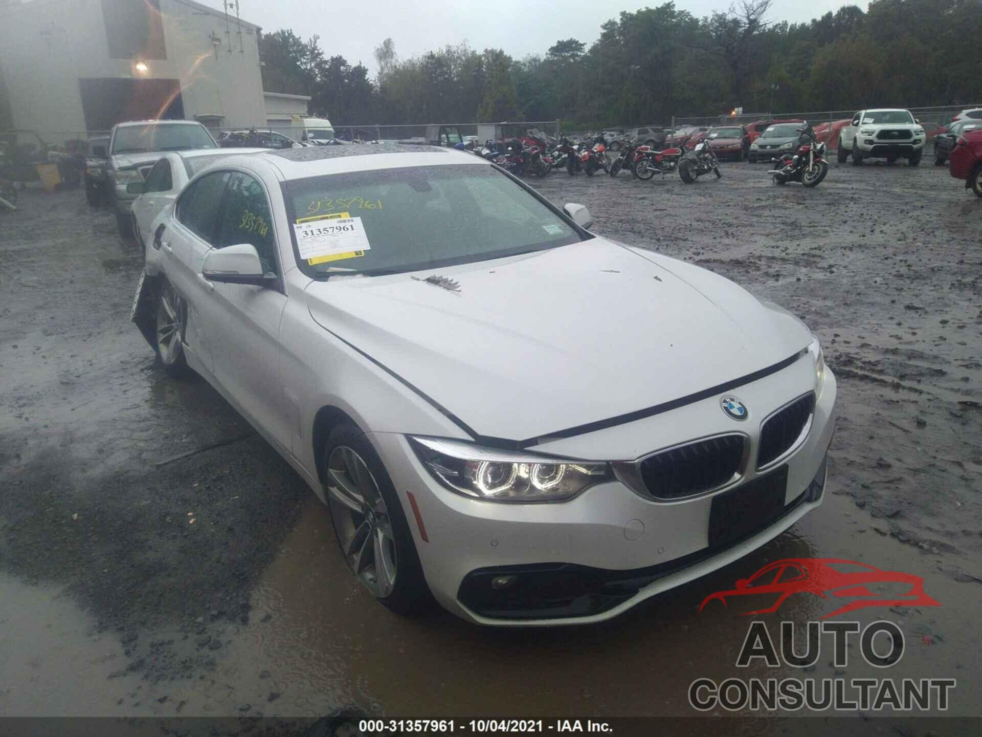 BMW 4 SERIES 2019 - WBA4J3C59KBL08828