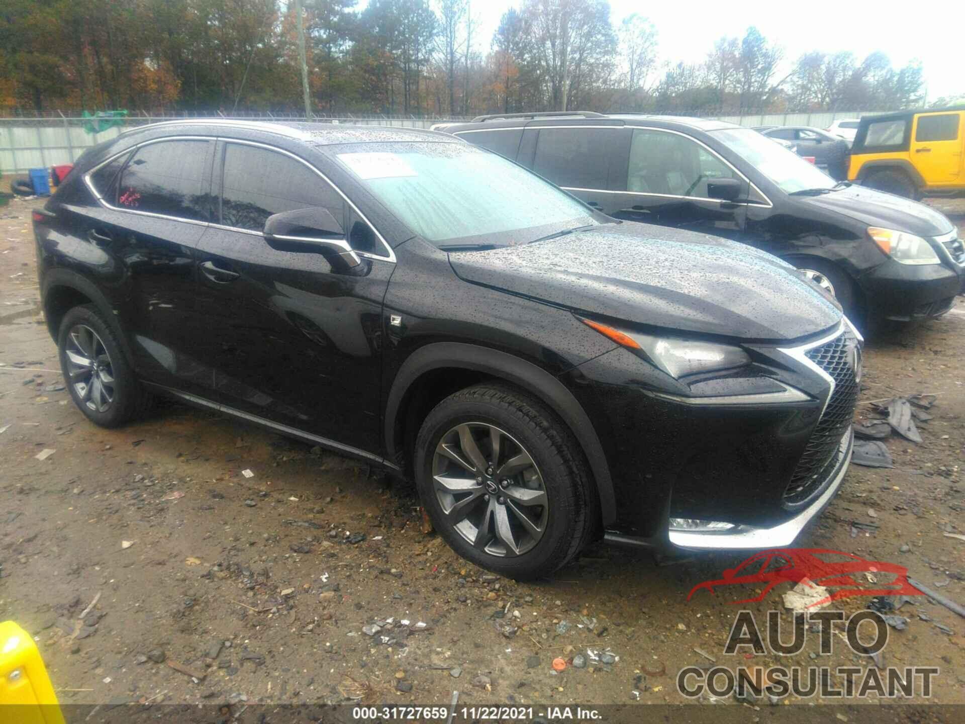 LEXUS NX 2017 - JTJYARBZ2H2058737