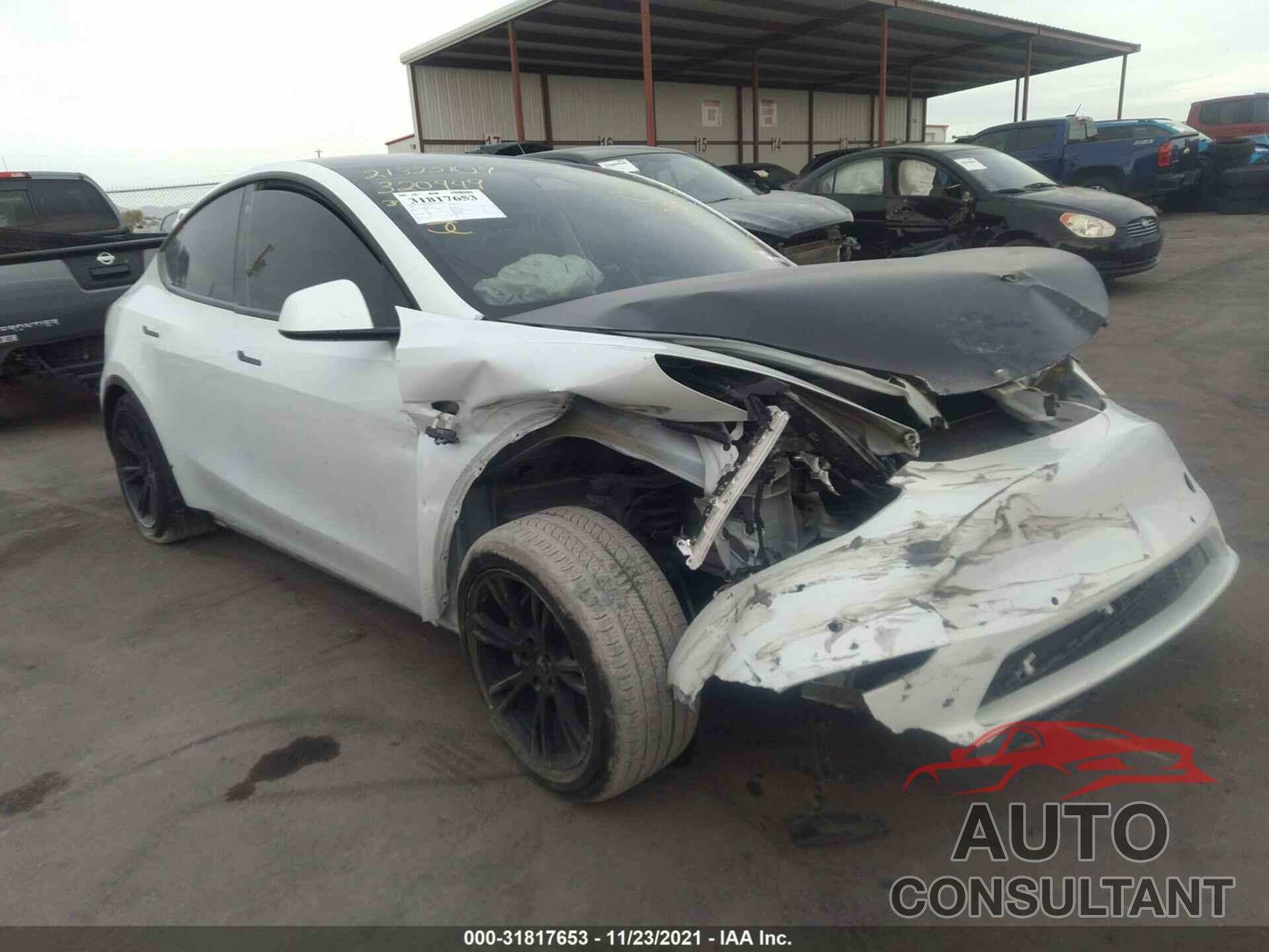 TESLA MODEL Y 2021 - 5YJYGDEE0MF100732