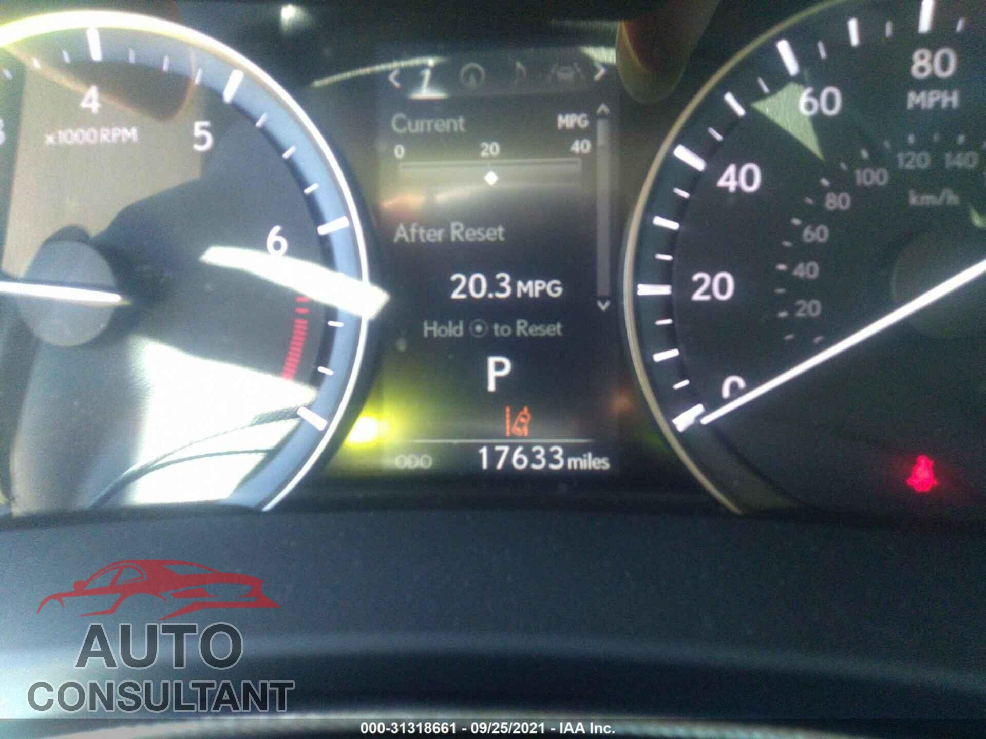 LEXUS RX 2017 - 2T2ZZMCA9HC069274