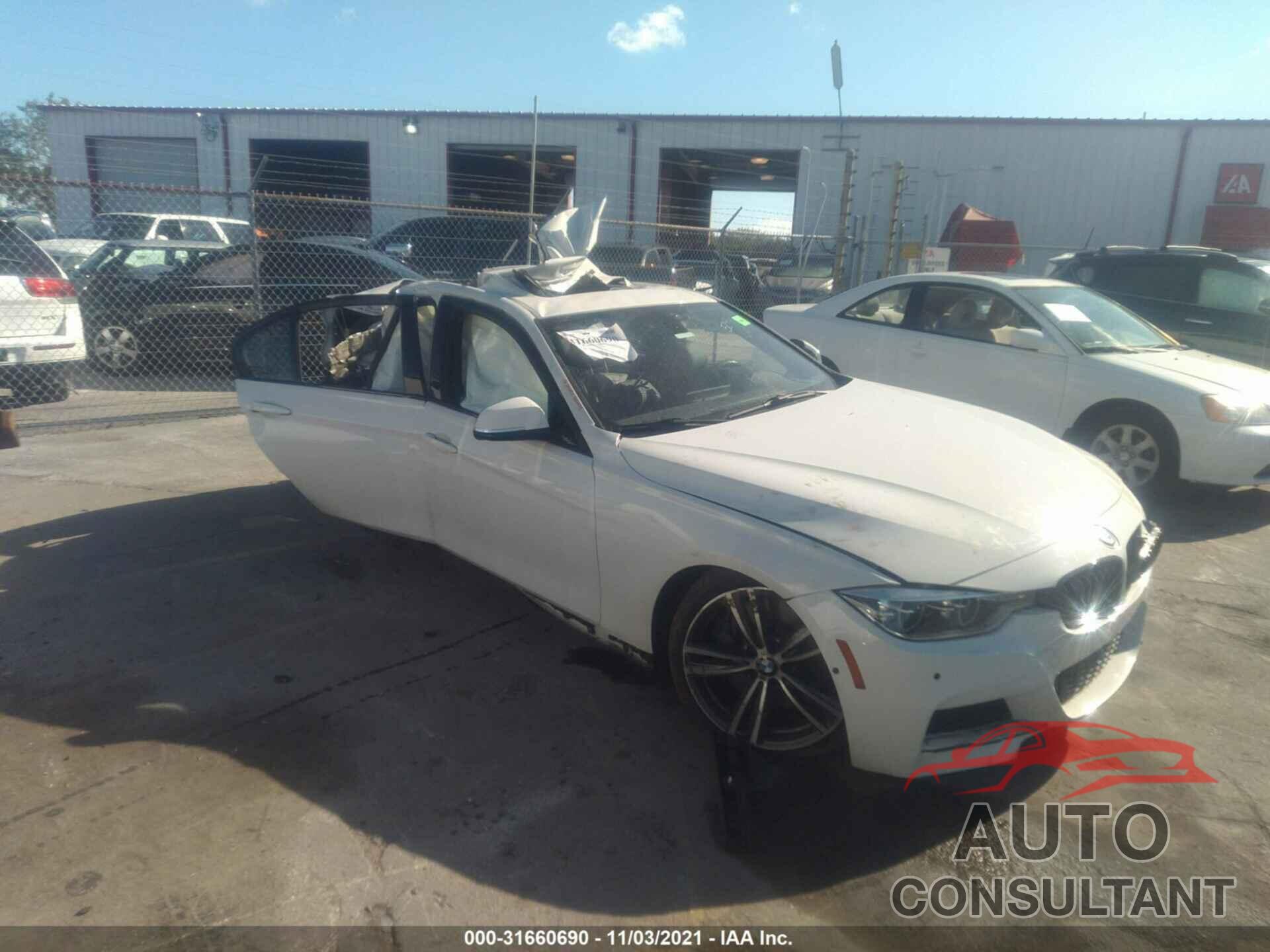 BMW 3 SERIES 2016 - WBA8B3C55GK383581