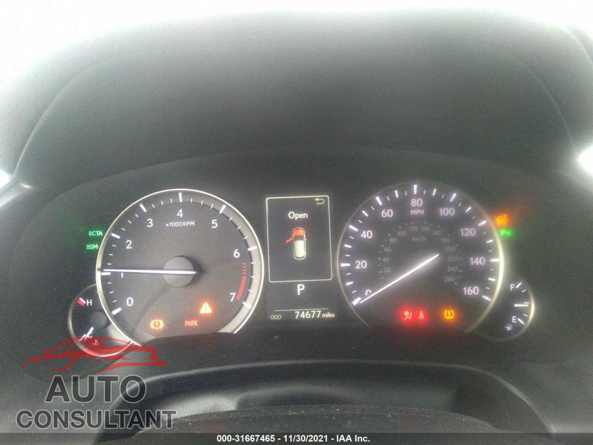 LEXUS RX 2017 - 2T2ZZMCA3HC045746