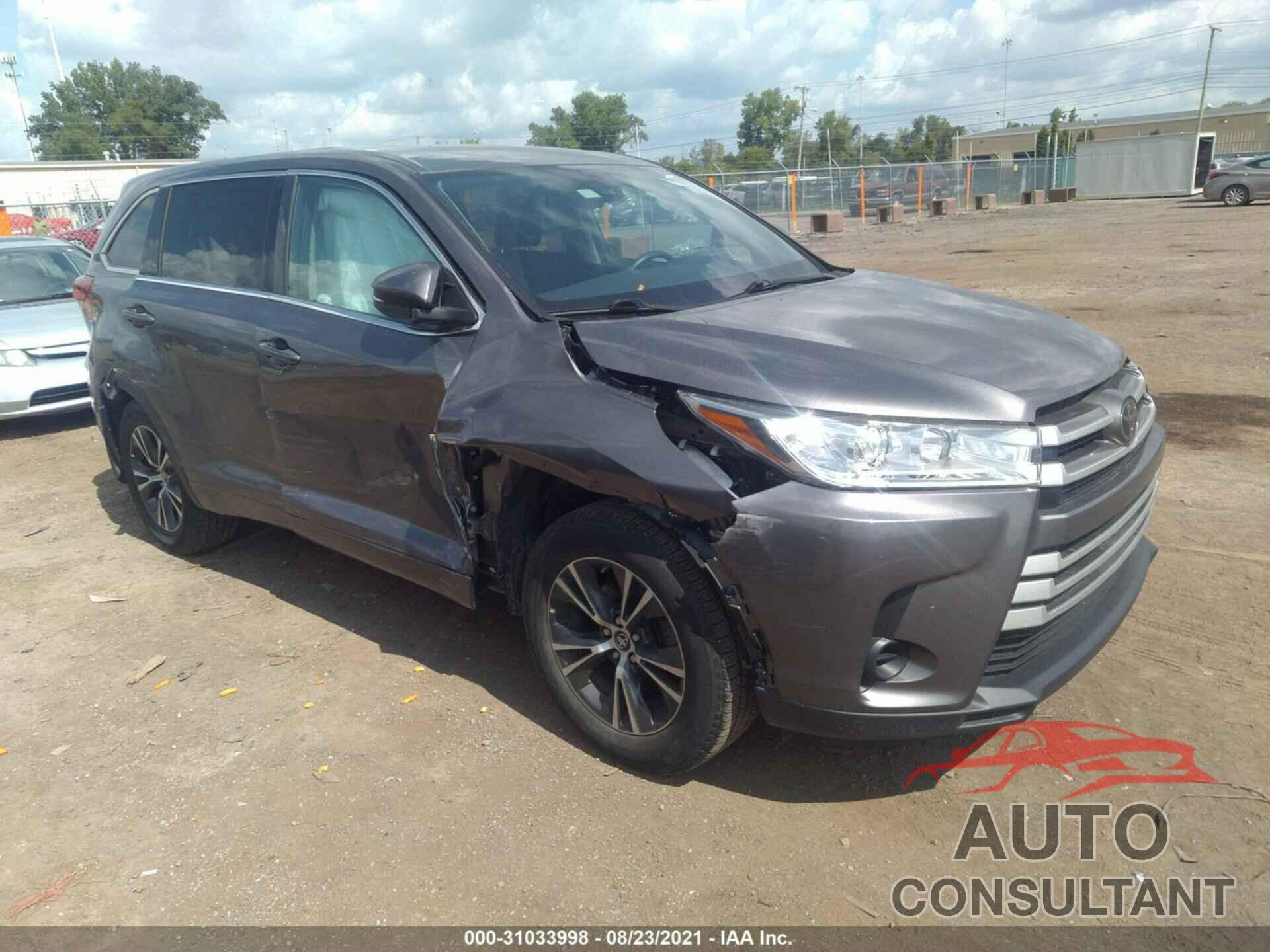 TOYOTA HIGHLANDER 2018 - 5TDBZRFH3JS893845