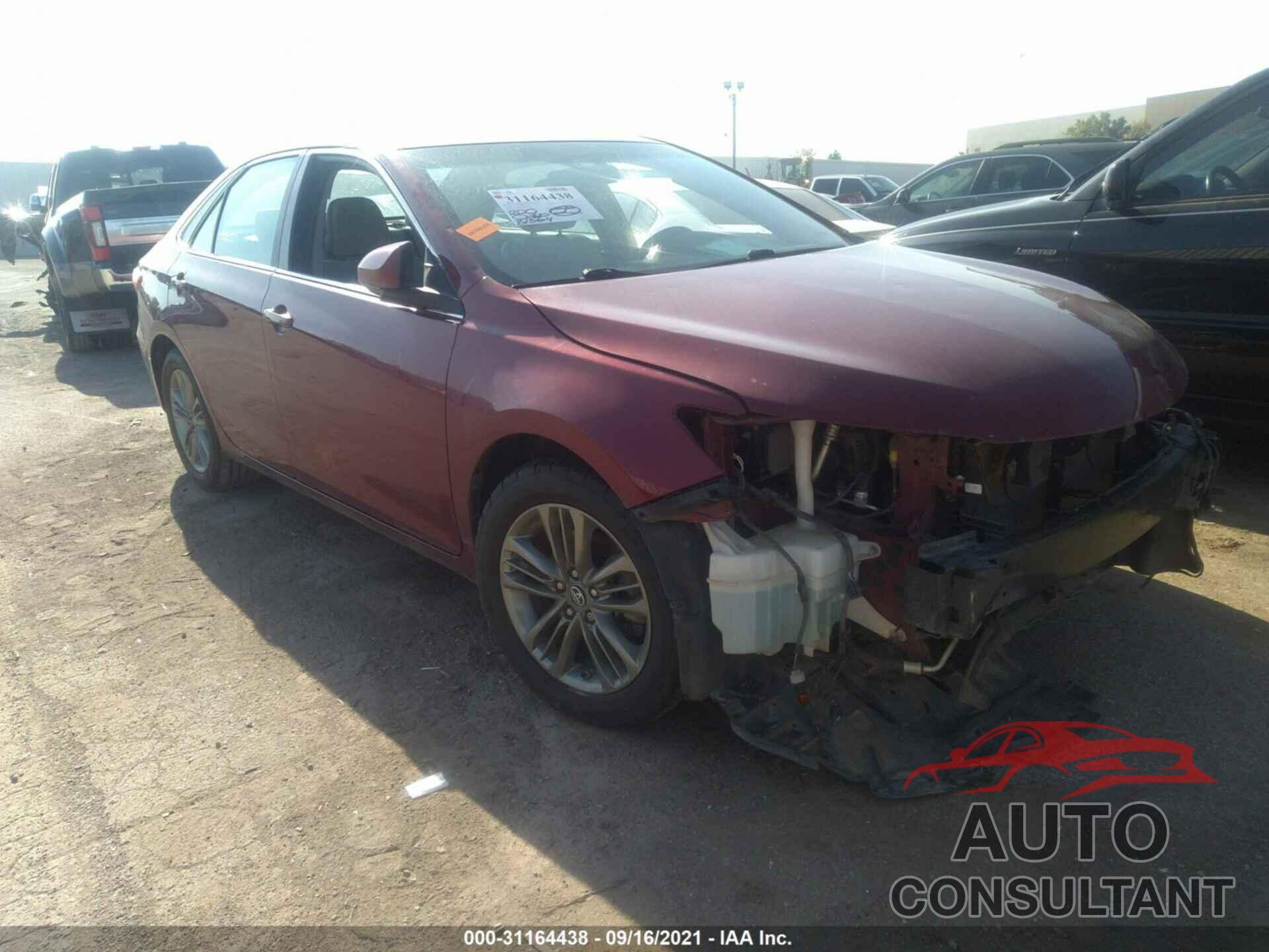 TOYOTA CAMRY 2016 - 4T1BF1FK9GU598898