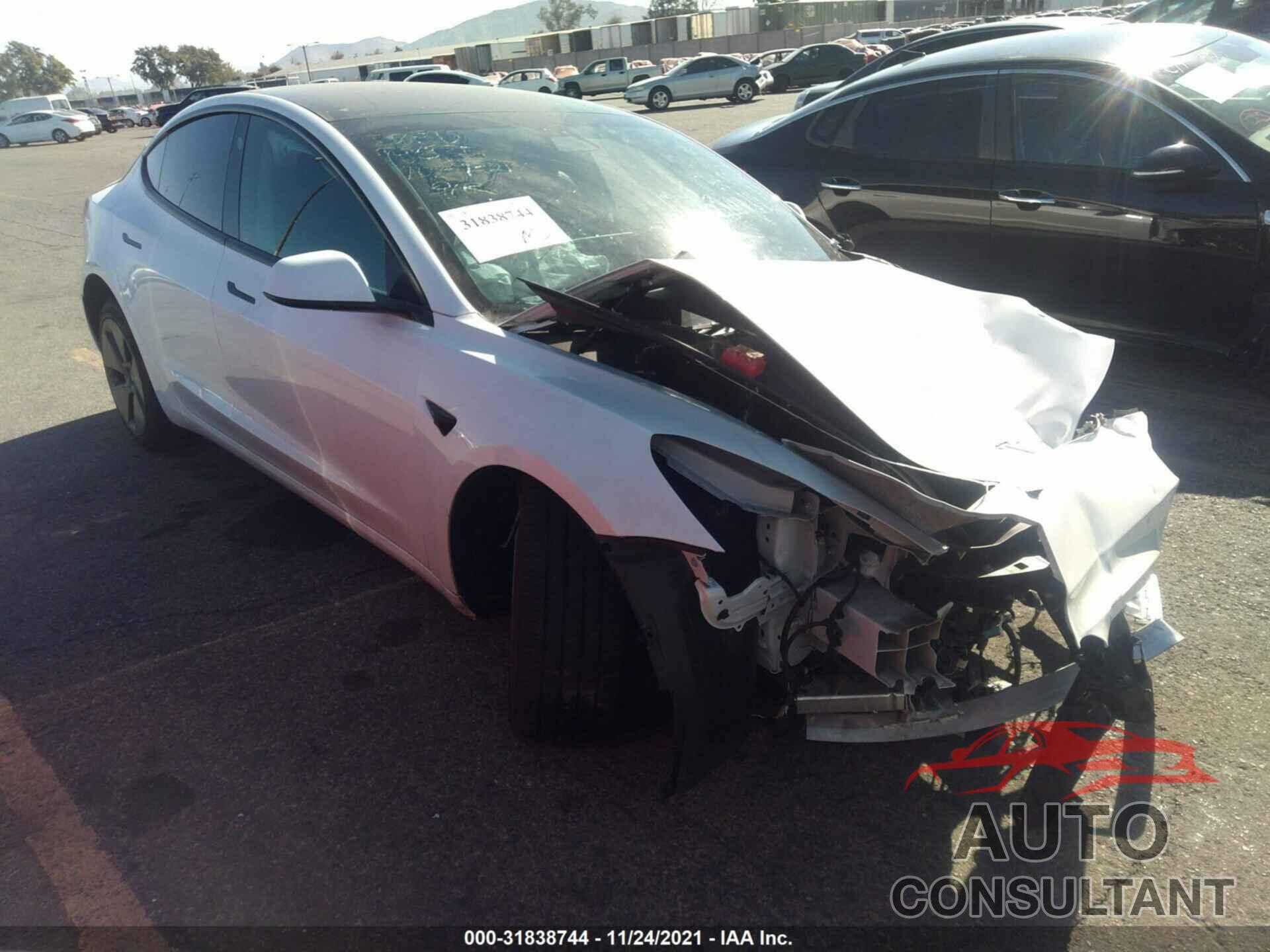 TESLA MODEL 3 2021 - 5YJ3E1EA0MF001937