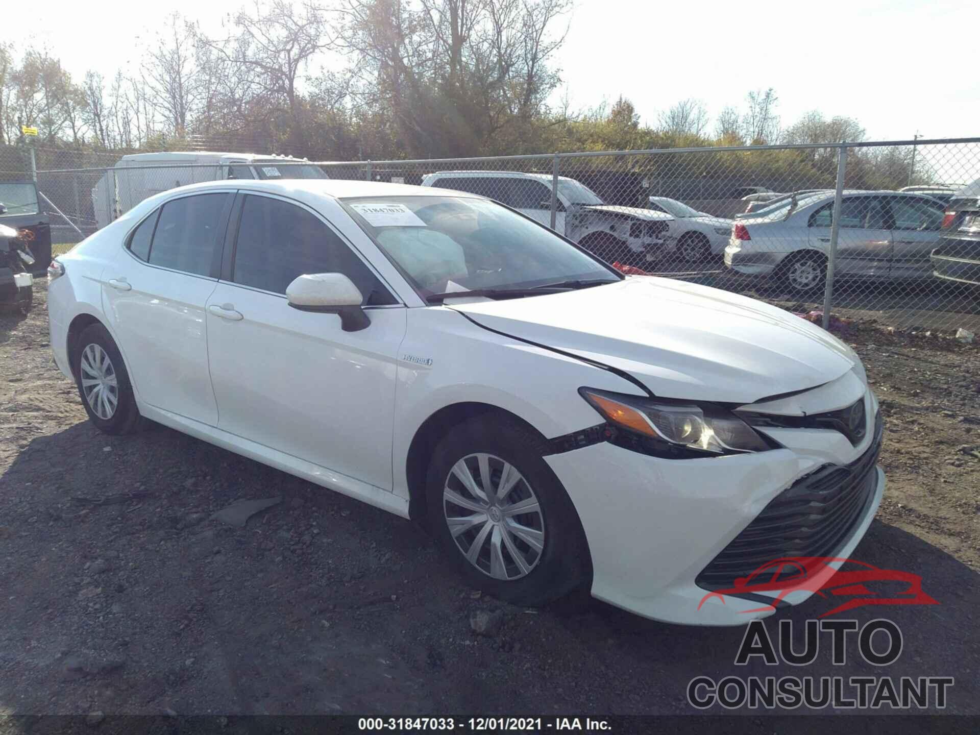 TOYOTA CAMRY 2020 - 4T1C31AKXLU523738
