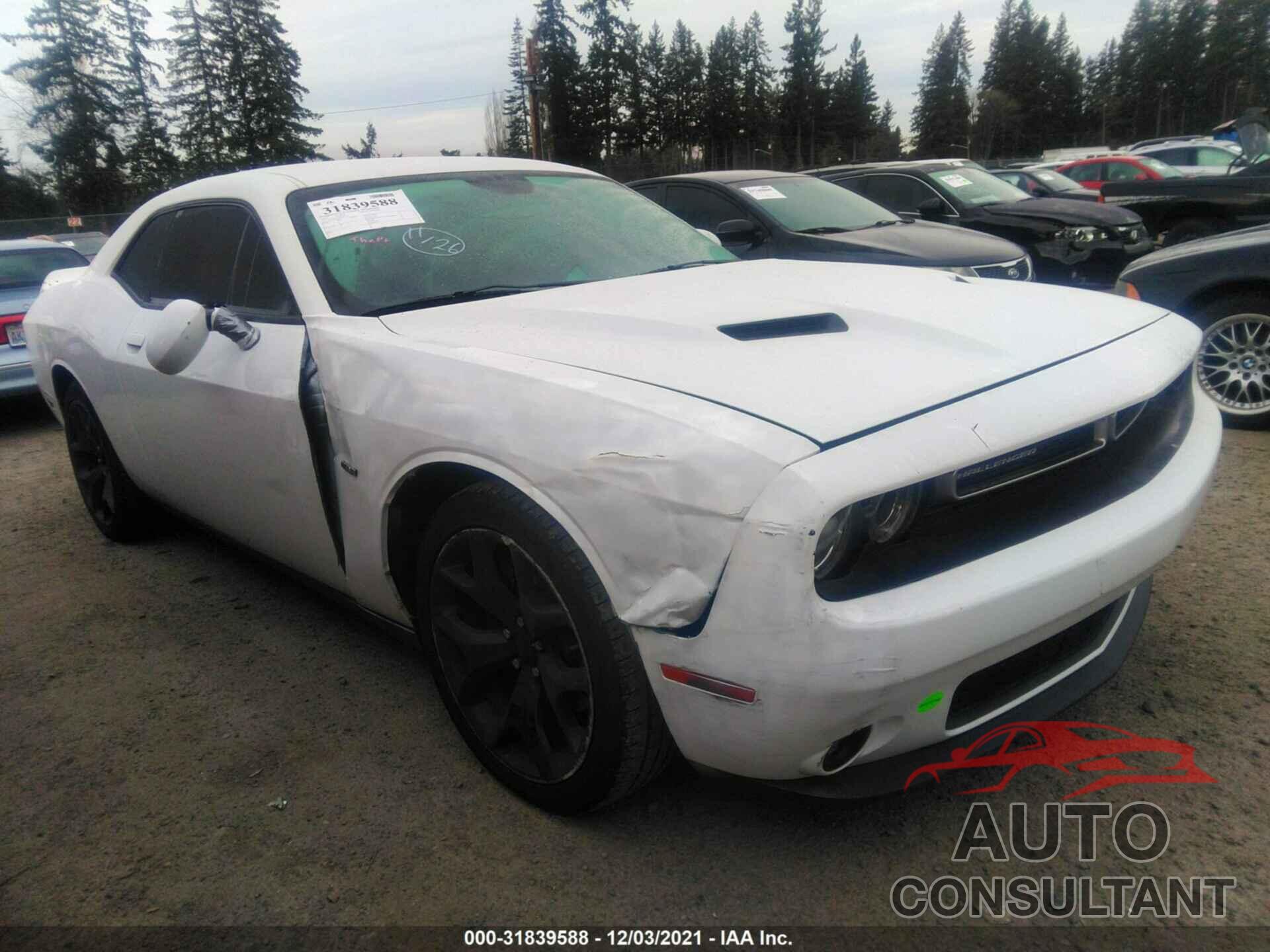DODGE CHALLENGER 2016 - 2C3CDZBTXGH311765