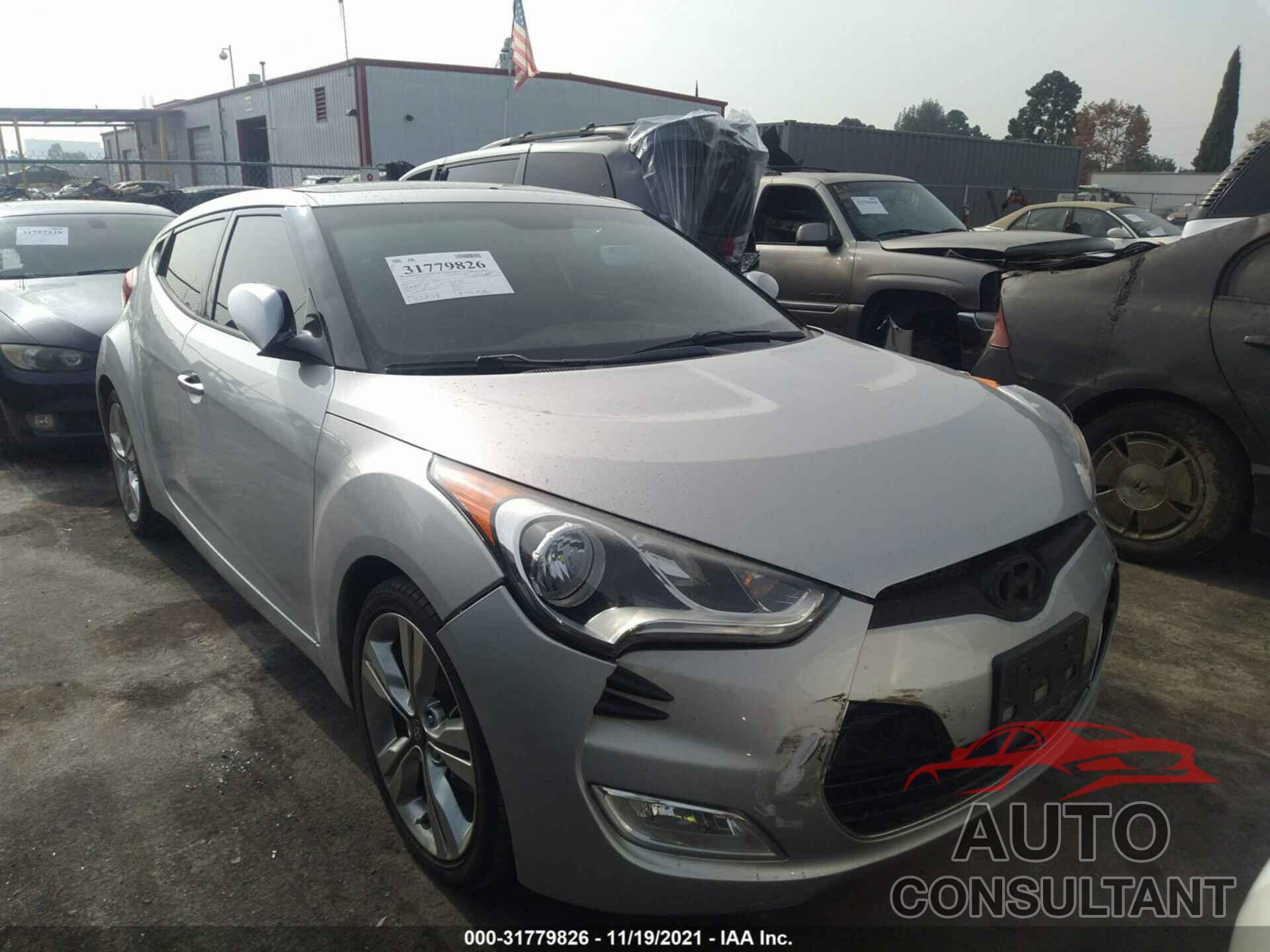 HYUNDAI VELOSTER 2017 - KMHTC6AD8HU313774