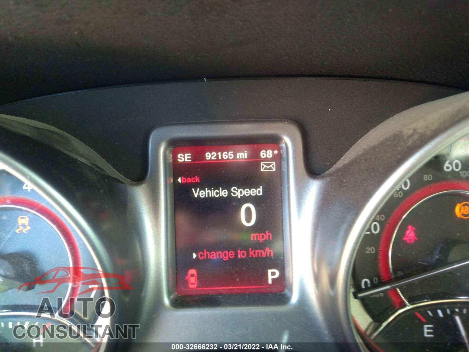 DODGE JOURNEY 2017 - 3C4PDCGG5HT617738