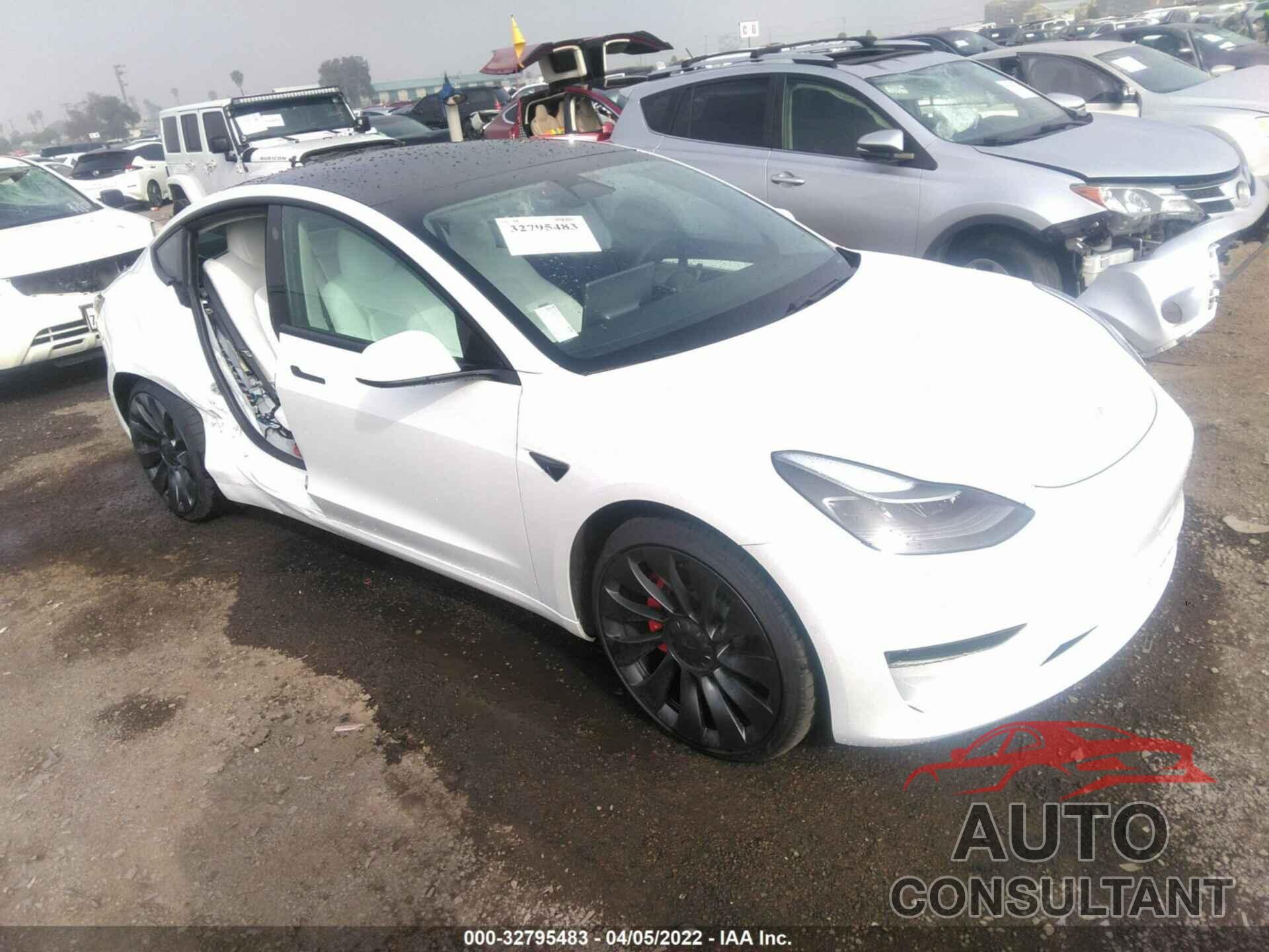 TESLA MODEL 3 2021 - 5YJ3E1EC2MF078326