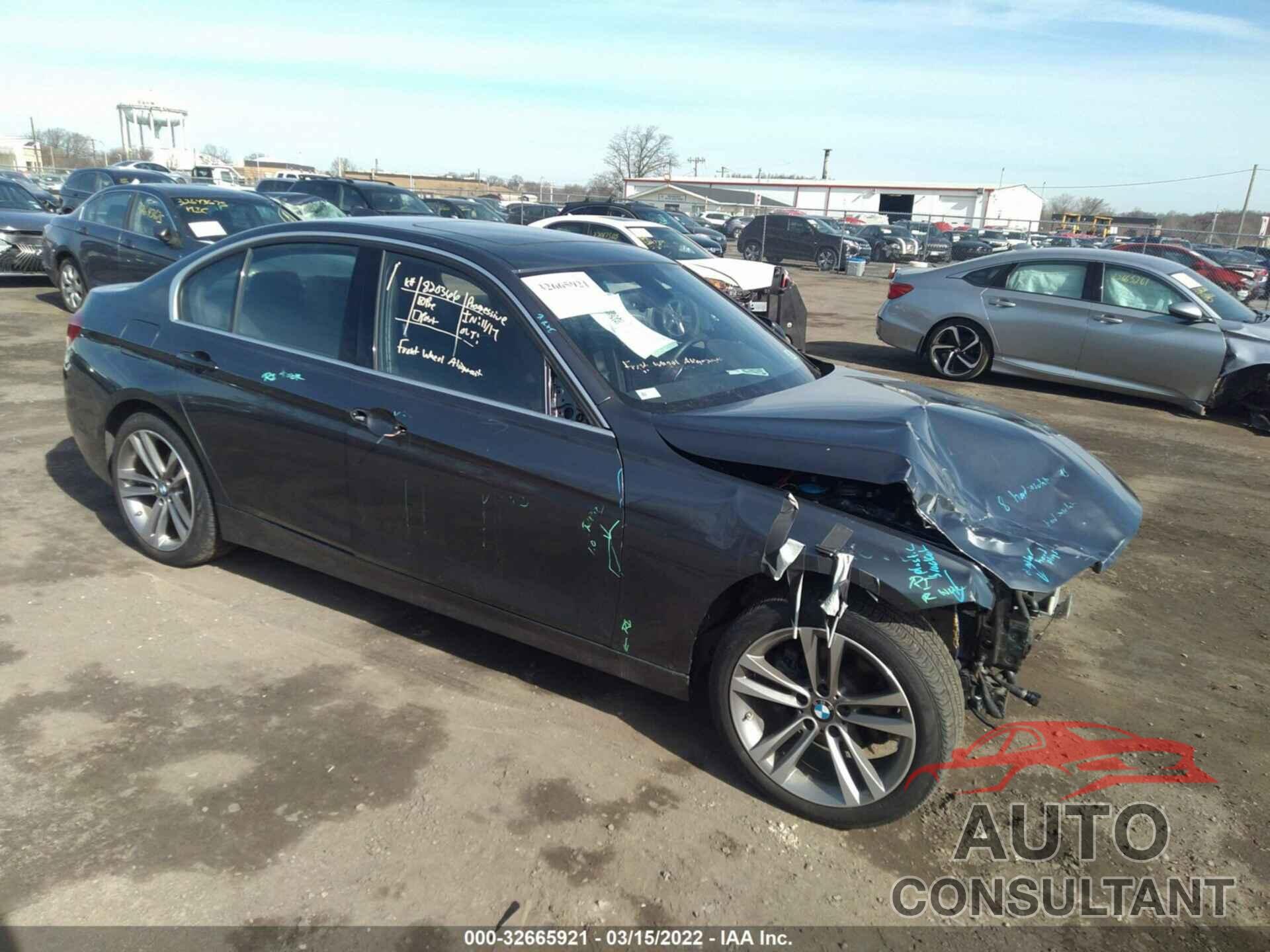 BMW 3 SERIES 2018 - WBA8D9G54JNU70580