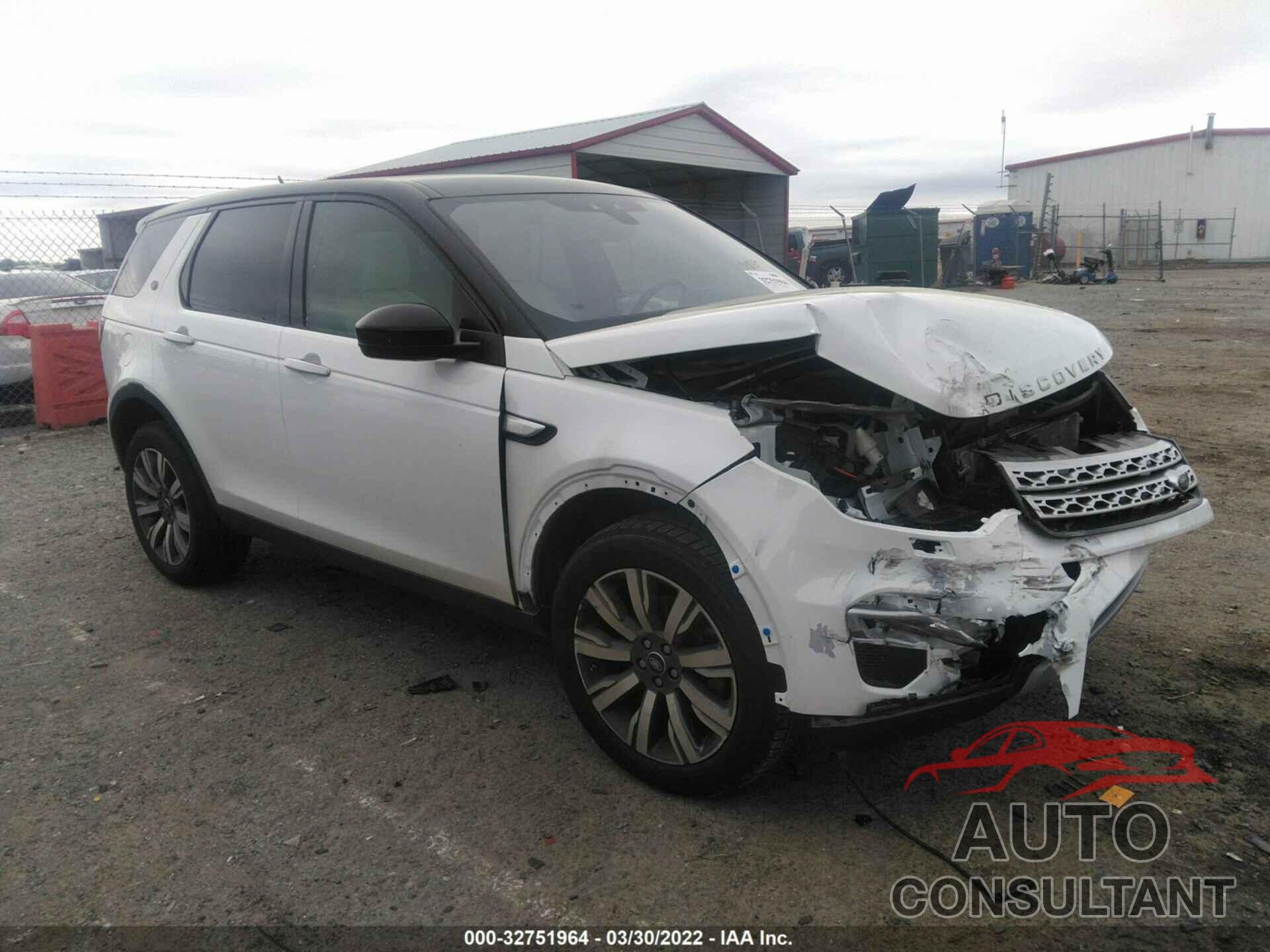 LAND ROVER DISCOVERY SPORT 2019 - SALCT2FX5KH791837