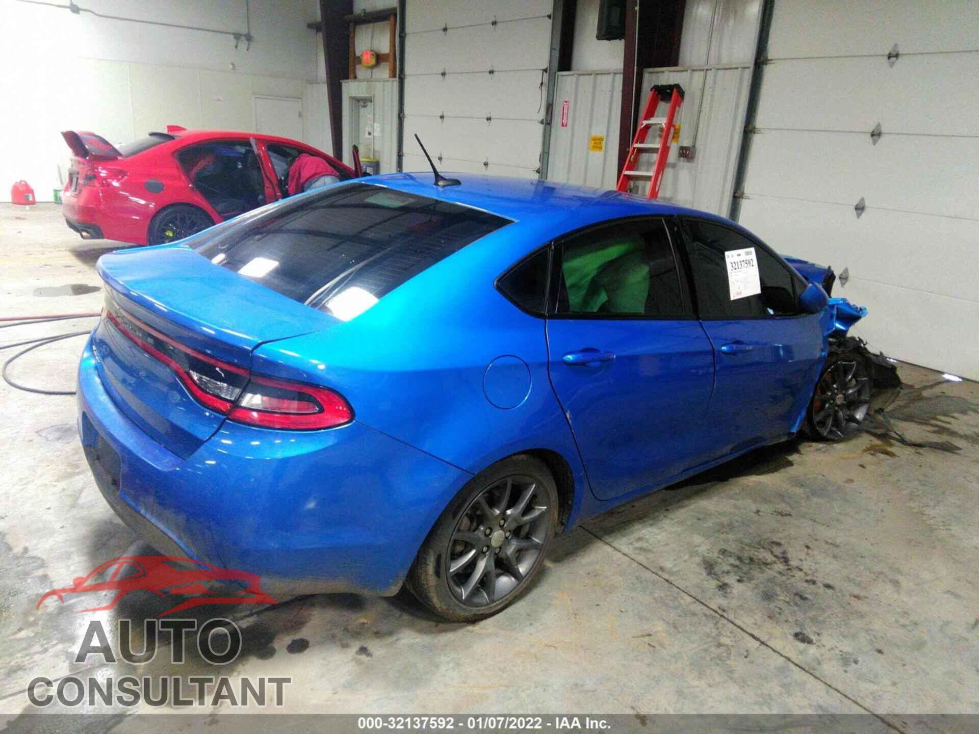 DODGE DART 2016 - 1C3CDFAA9GD750581