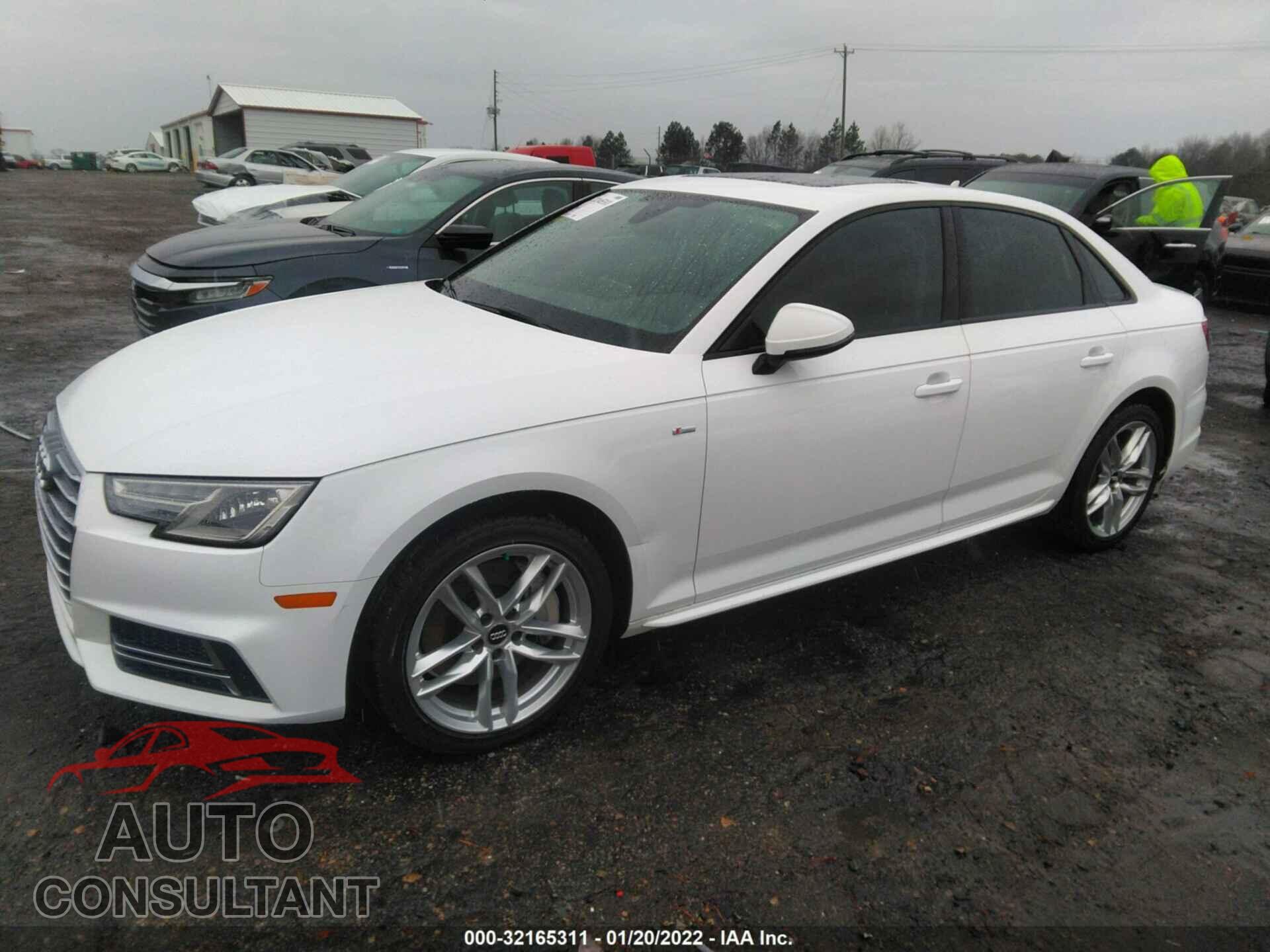 AUDI A4 2017 - WAUDNAF42HN055032