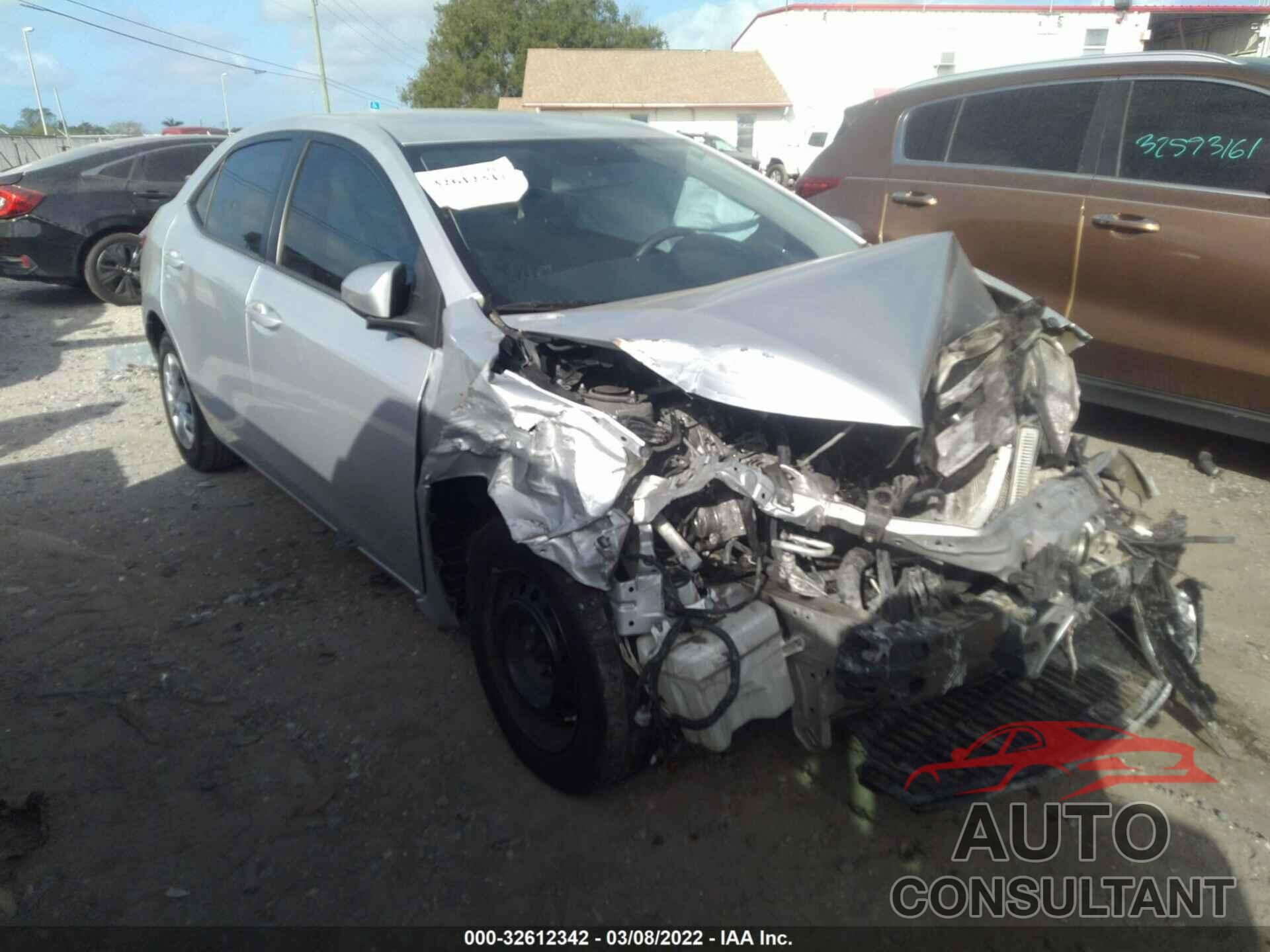 TOYOTA COROLLA 2016 - 5YFBURHE2GP416312