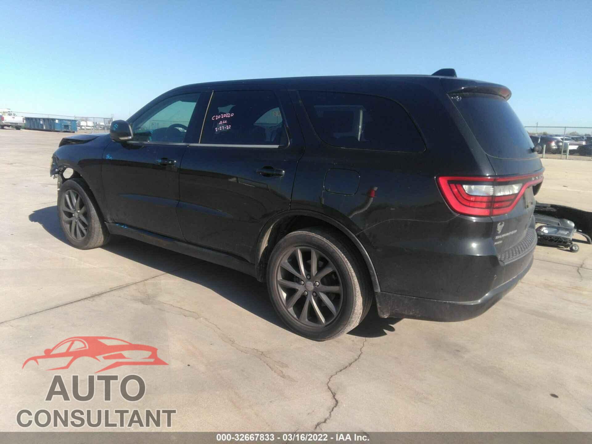 DODGE DURANGO 2017 - 1C4RDJDG6HC870421